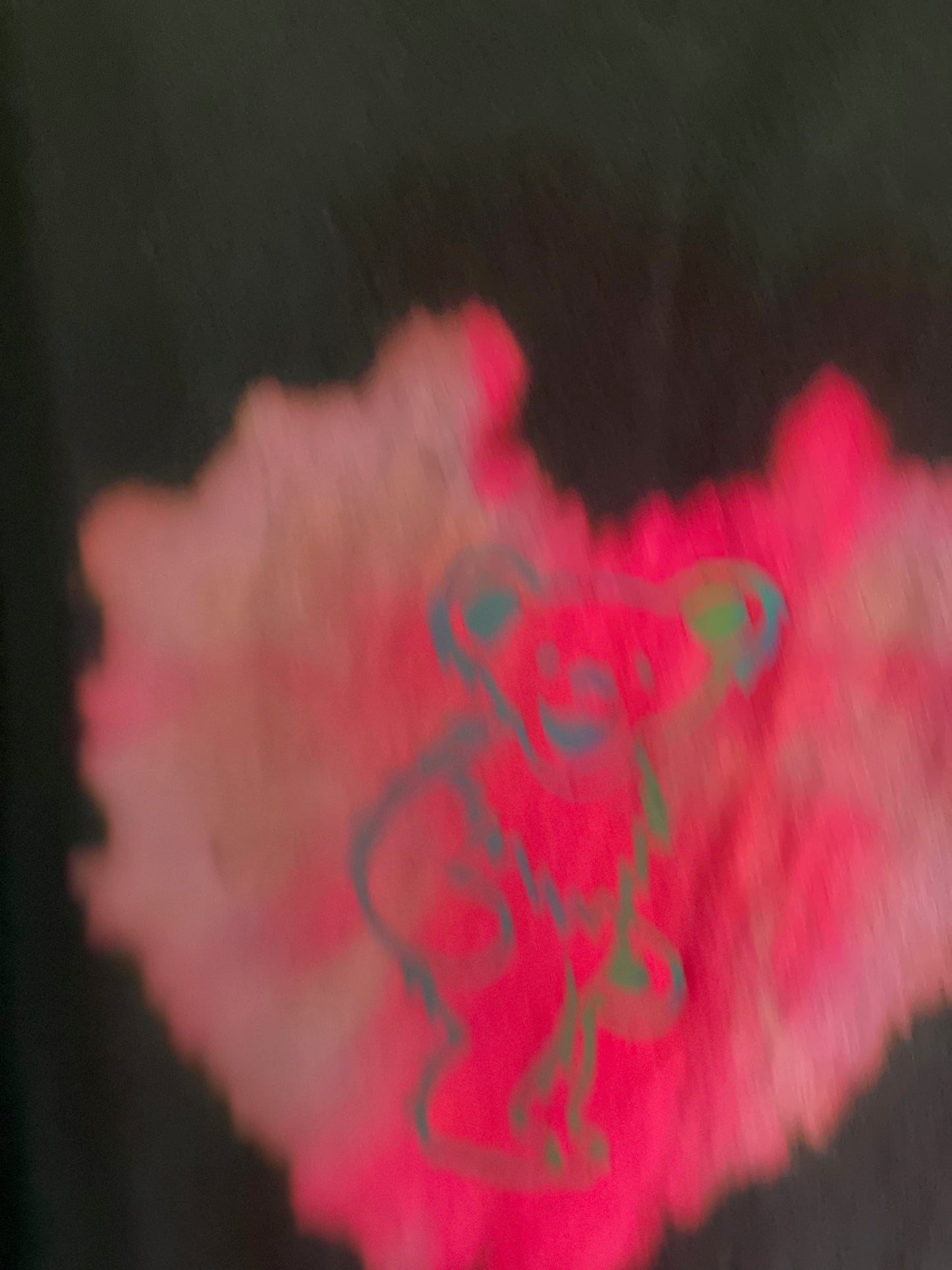 Heart Adult Medium Reverse Tie Dye T-shirt