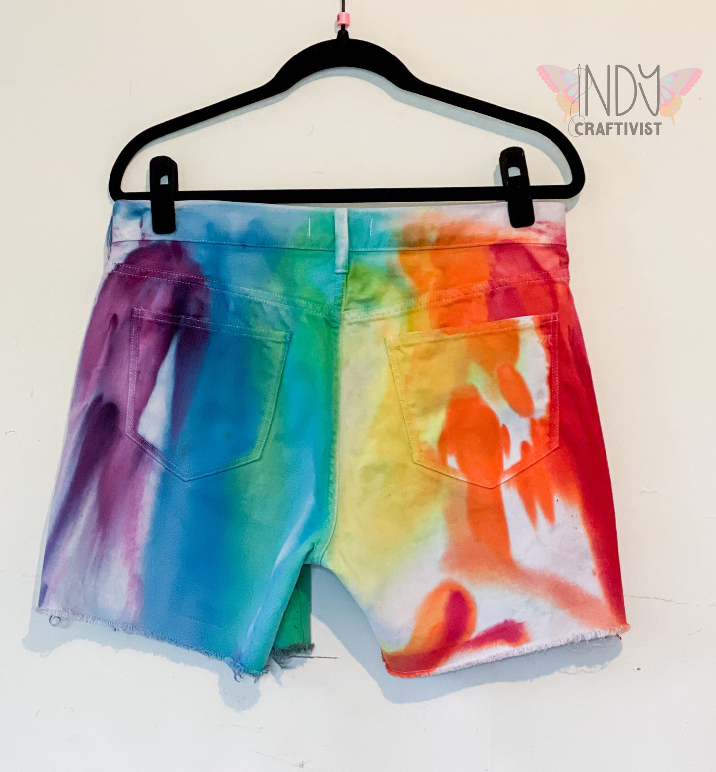 Madewell Upcycled Tie Dye Shorts