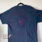 Rainbow Heart Adult 2X Reverse Dyed Tie Dye T-shirt