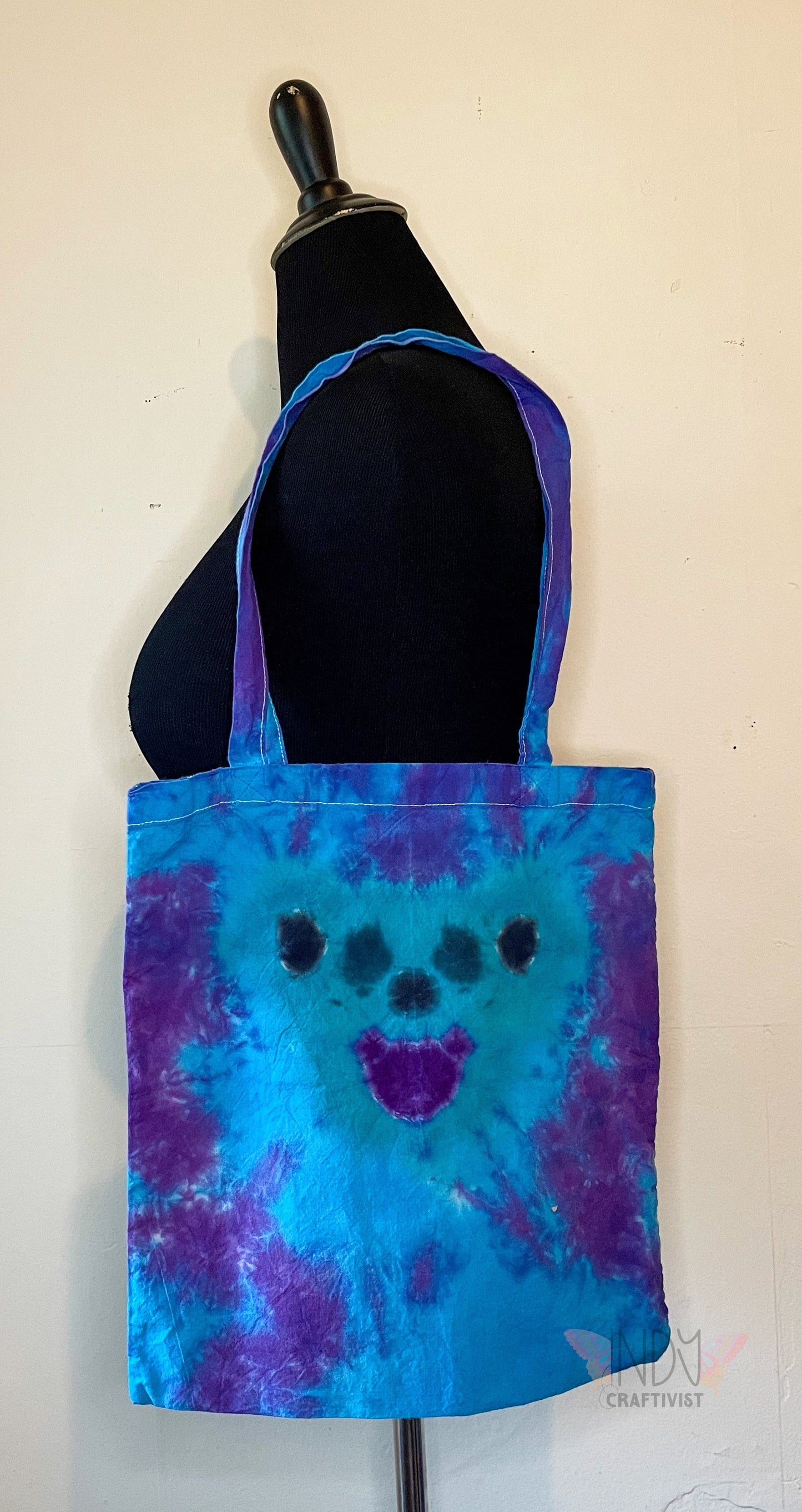 Bear Tie Dye Tote Bag