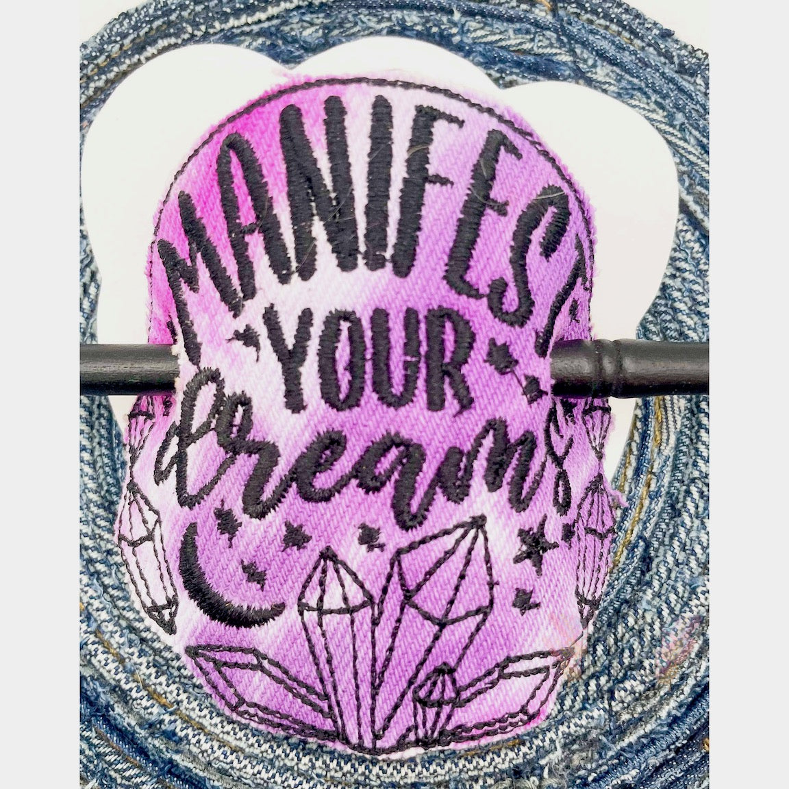 Tie Dyed Manifest Your Dreams Bun Jewelry