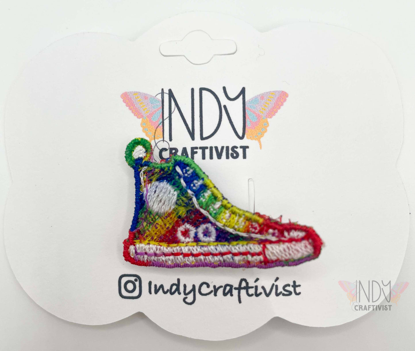 Embroidered I’m Speaking Converse Like Lapel Pin