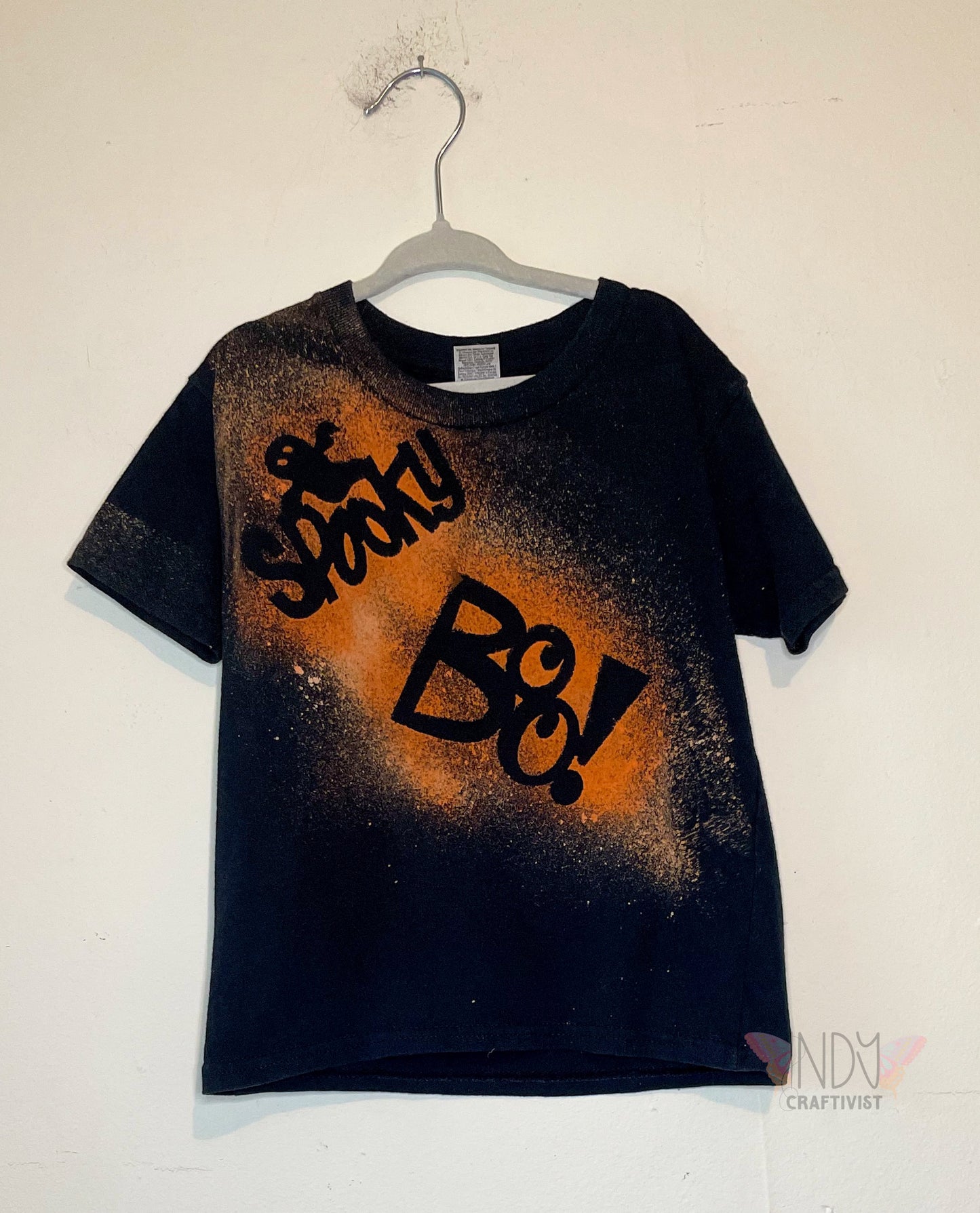 5T Halloween Reverse Tie Dyed T-shirt
