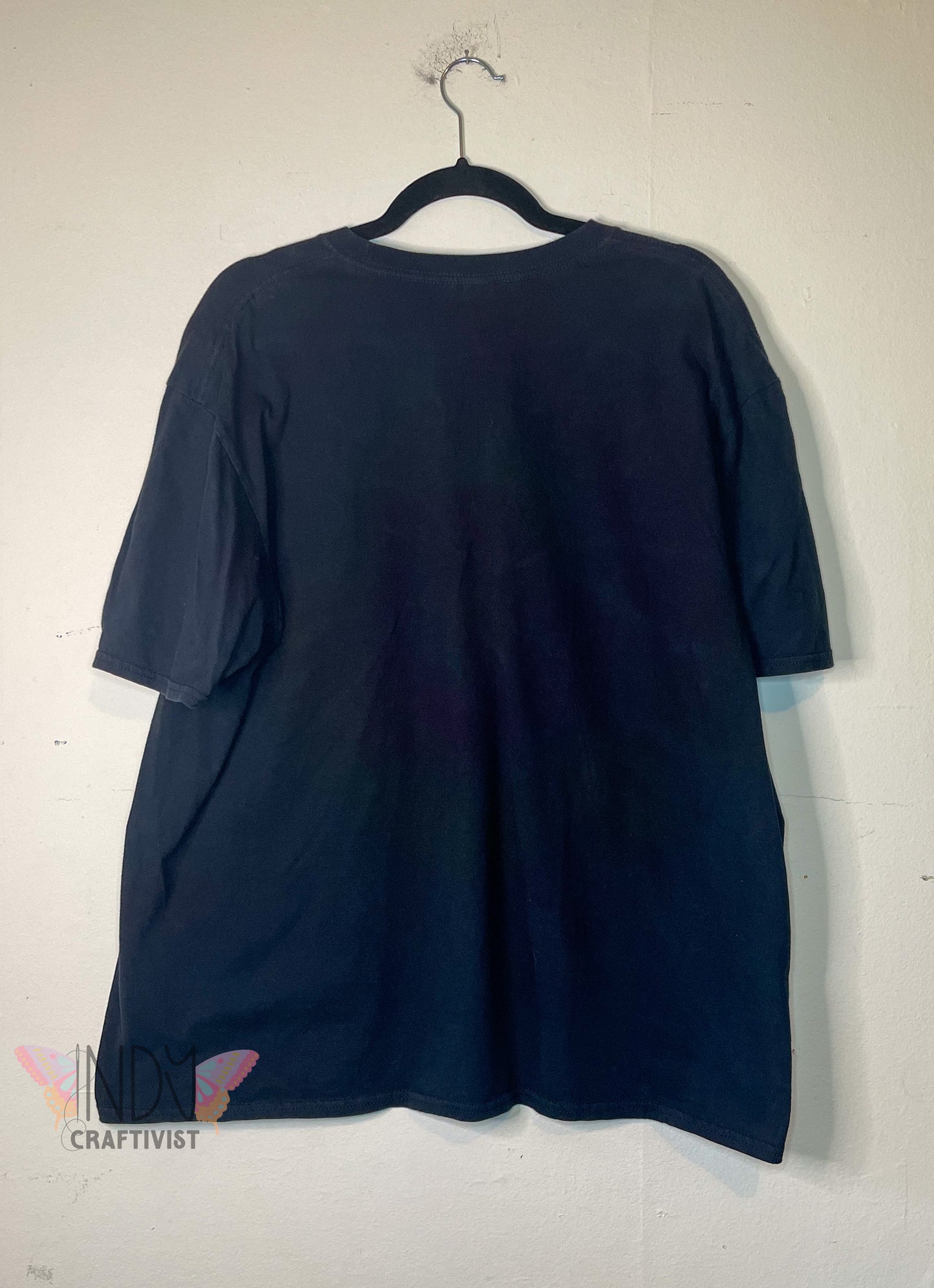 Sugar Skull Adult Extra Large Halloween Reverse Tie Dye T-shirt