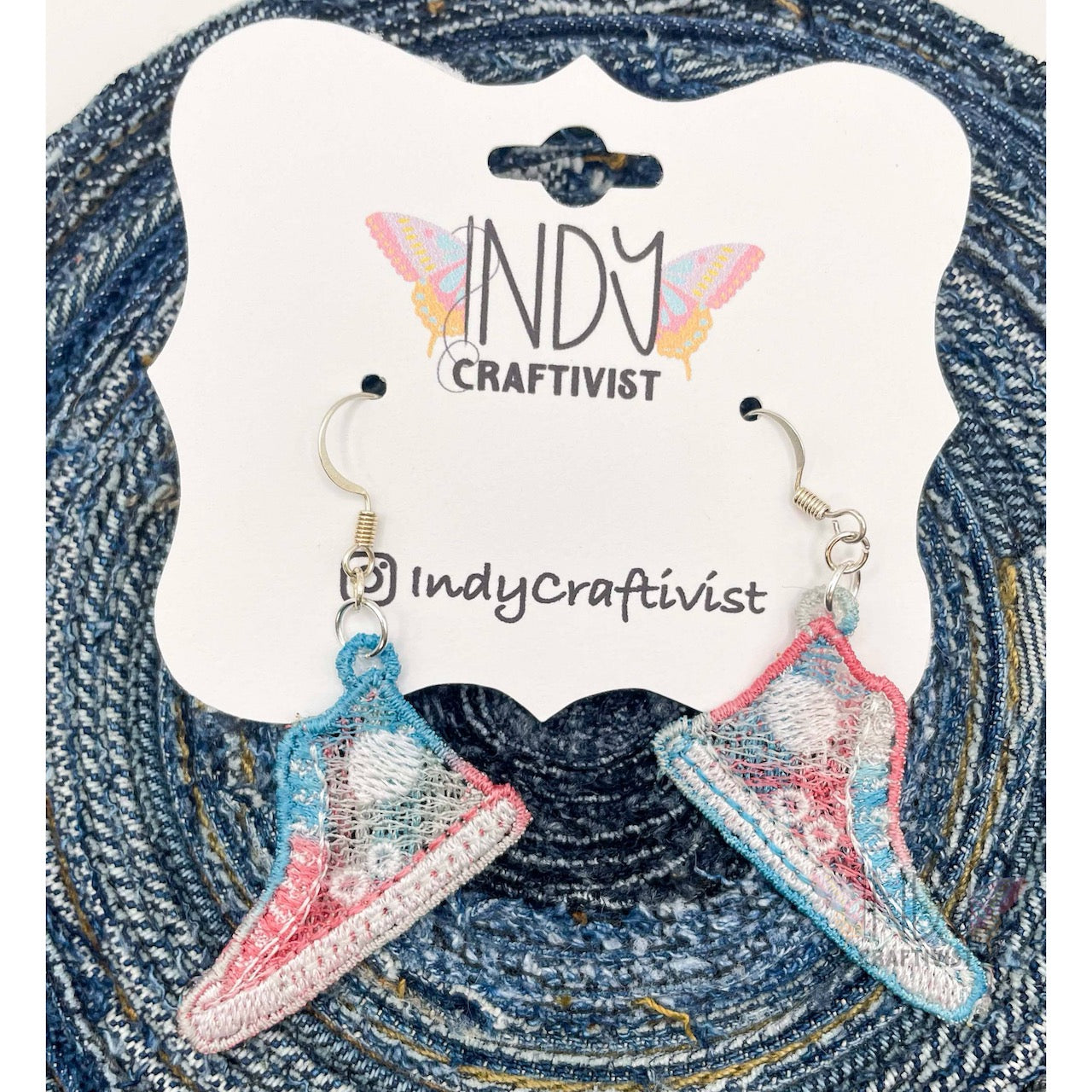 Made-To-Order I'm Speaking Converse Like Earrings