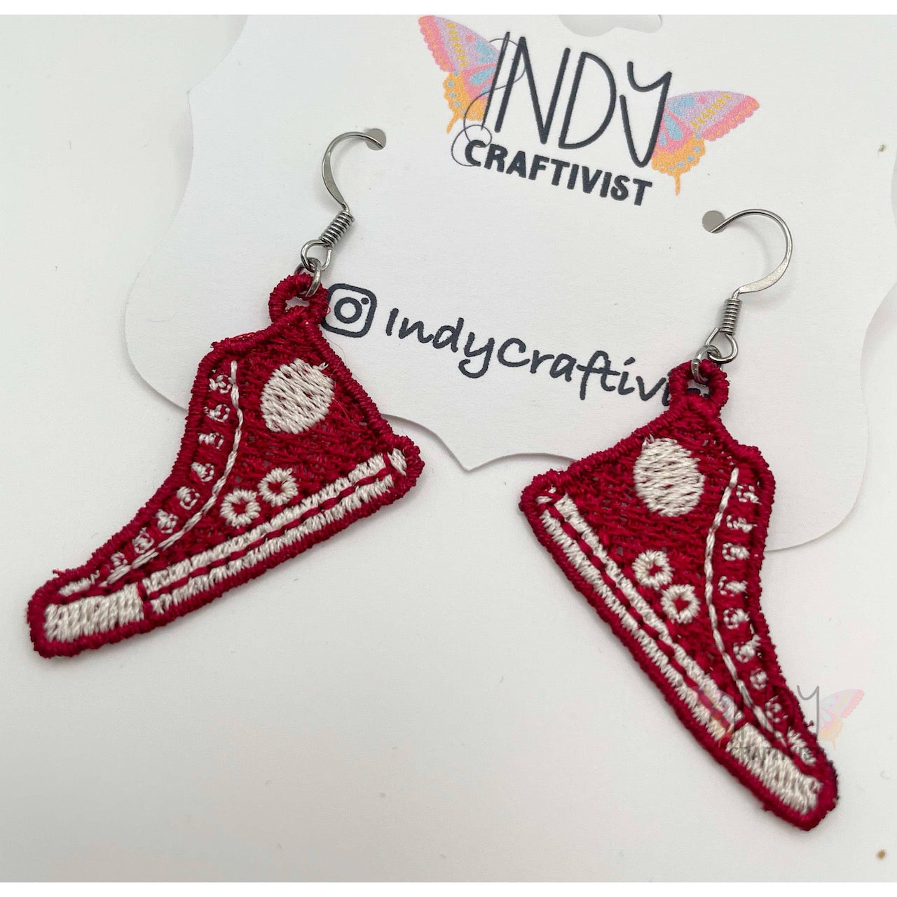 Made-To-Order I'm Speaking Converse Like Earrings