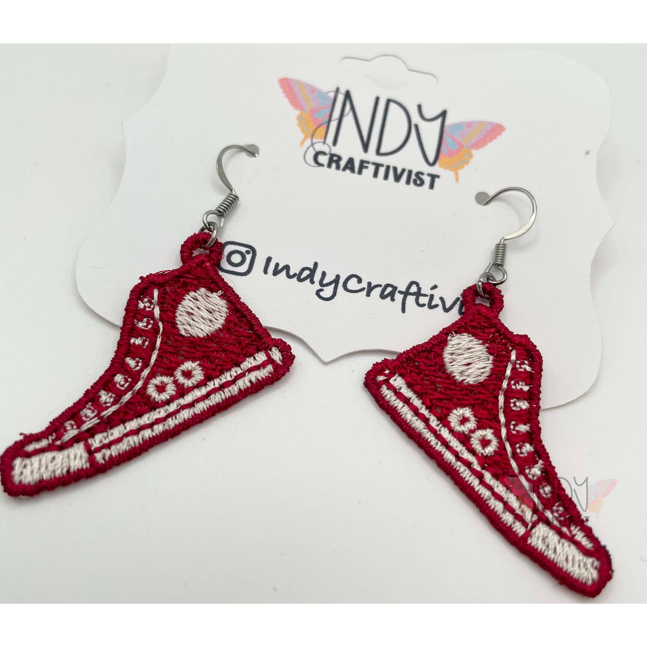 Made-To-Order I'm Speaking Converse Like Earrings