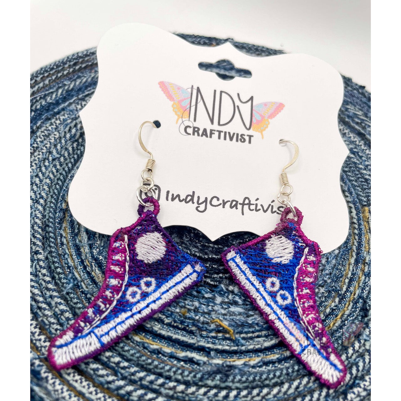 Made-To-Order I'm Speaking Converse Like Earrings