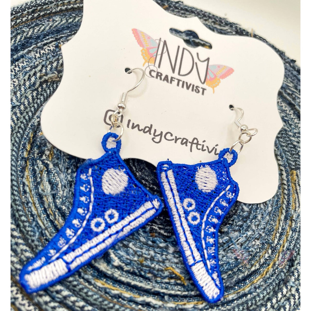 Made-To-Order I'm Speaking Converse Like Earrings