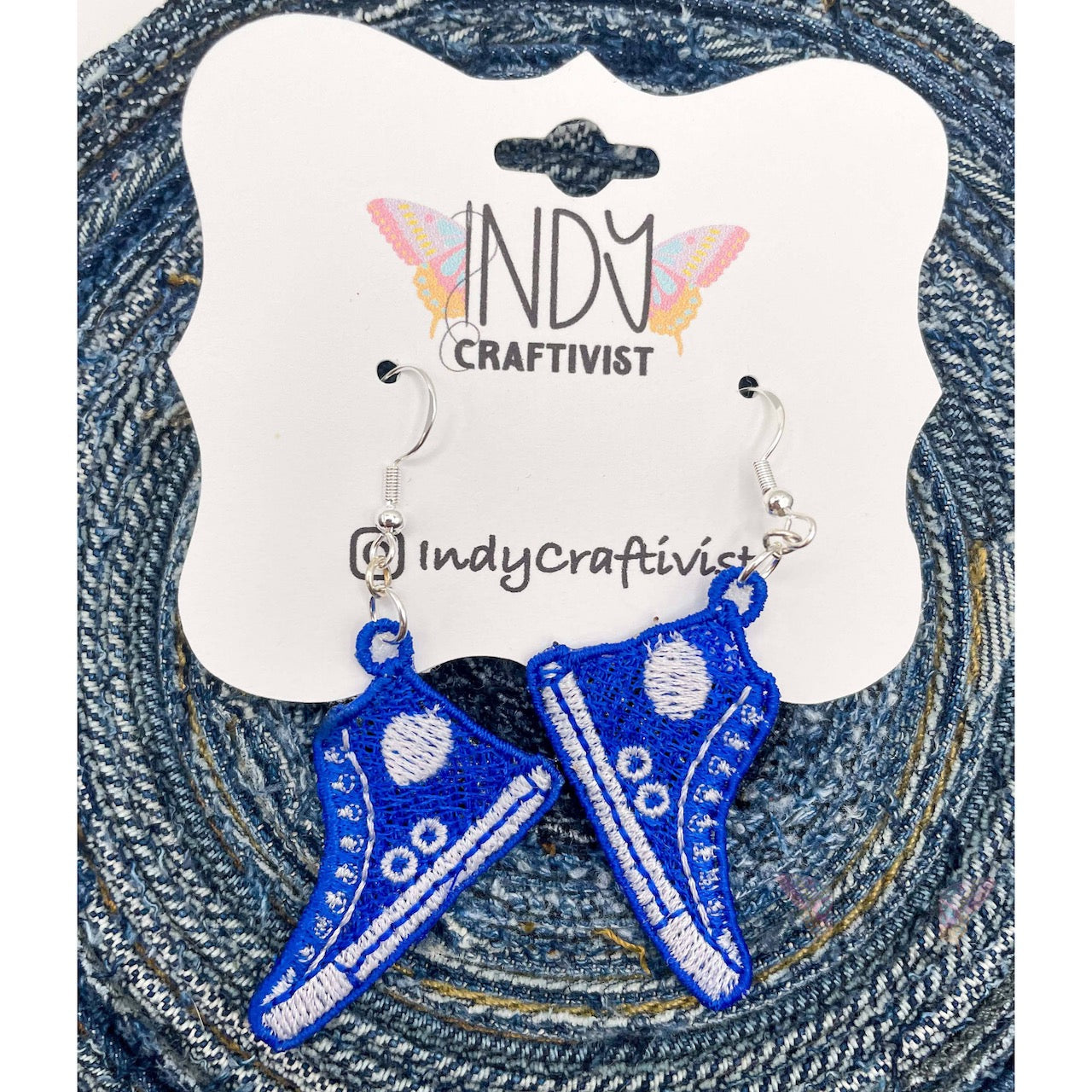 Made-To-Order I'm Speaking Converse Like Earrings