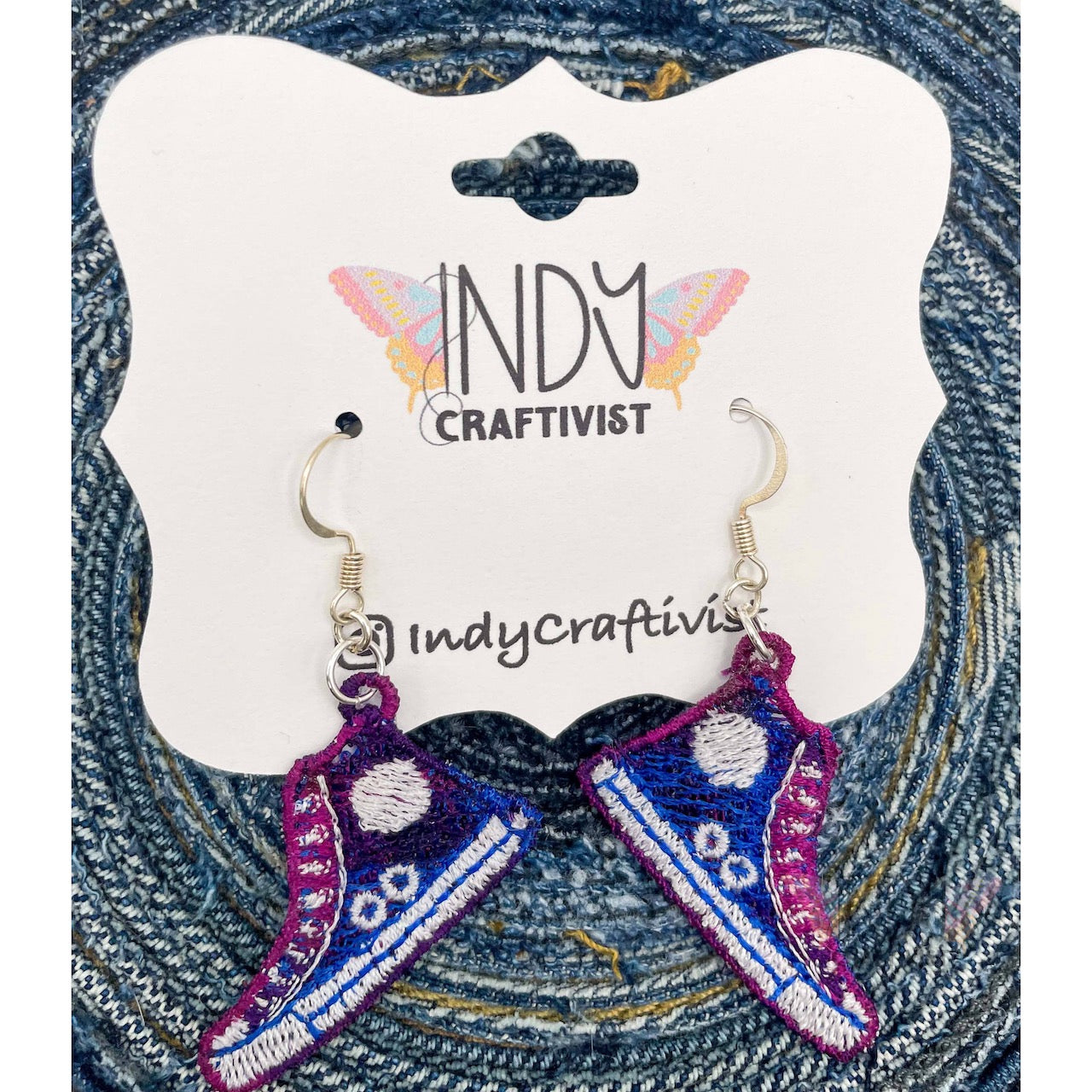 Made-To-Order I'm Speaking Converse Like Earrings