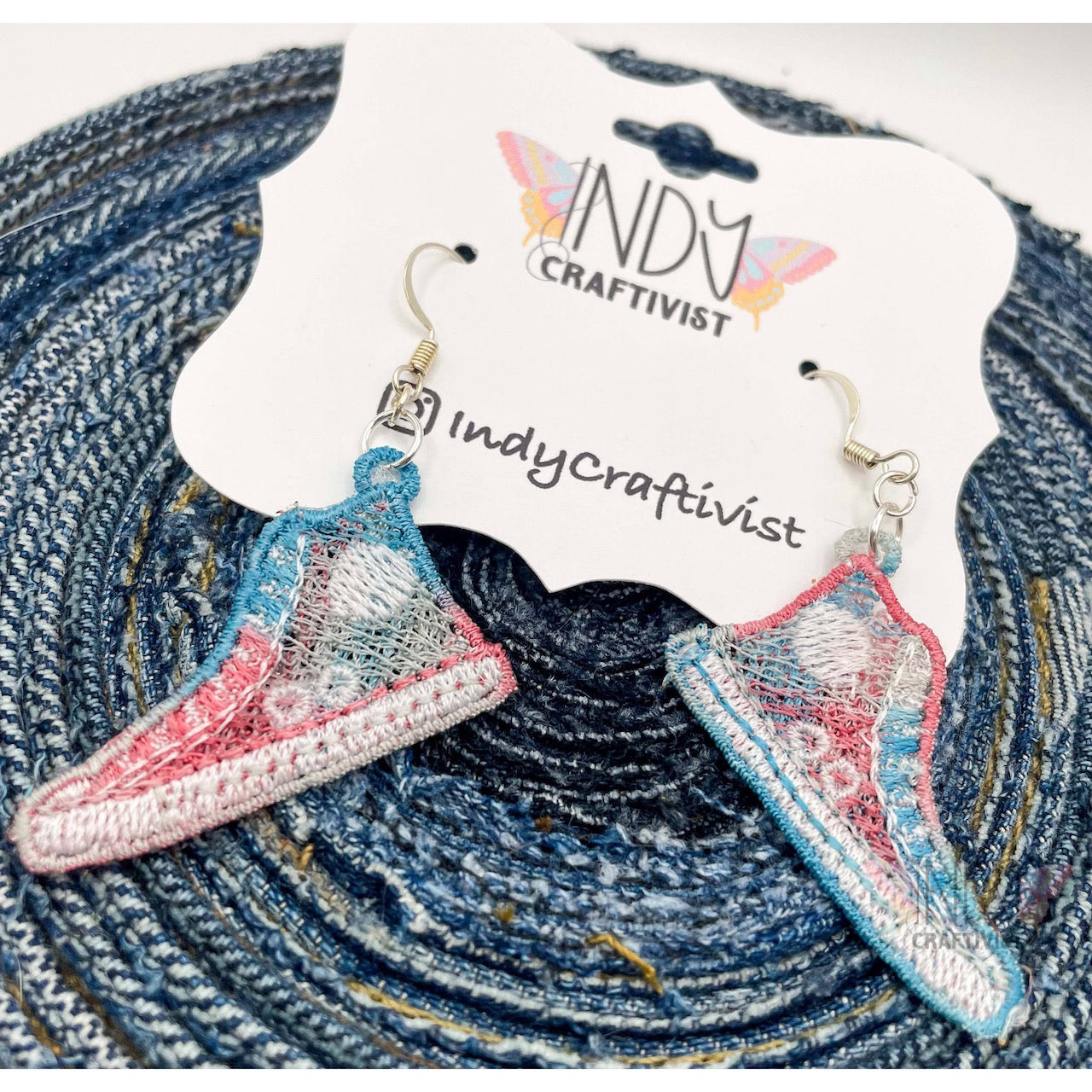 Made-To-Order I'm Speaking Converse Like Earrings