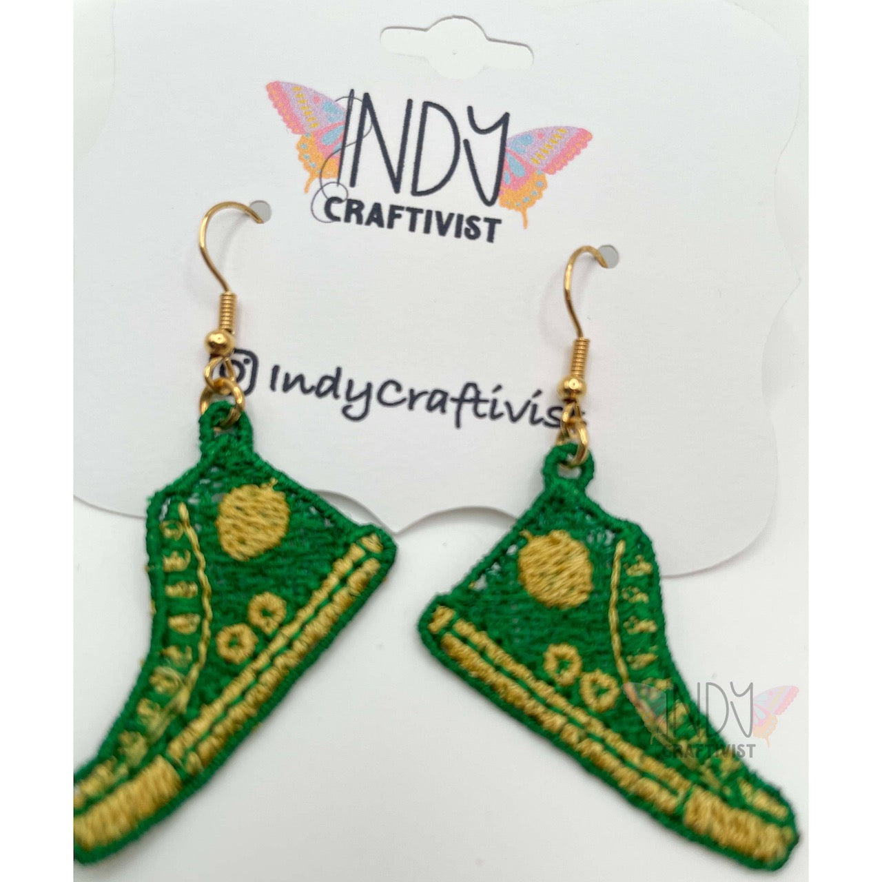 Made-To-Order I'm Speaking Converse Like Earrings