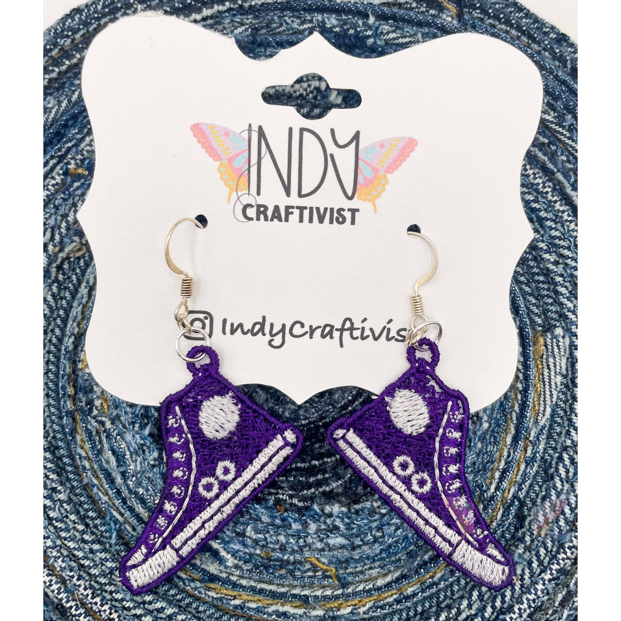 Made-To-Order I'm Speaking Converse Like Earrings