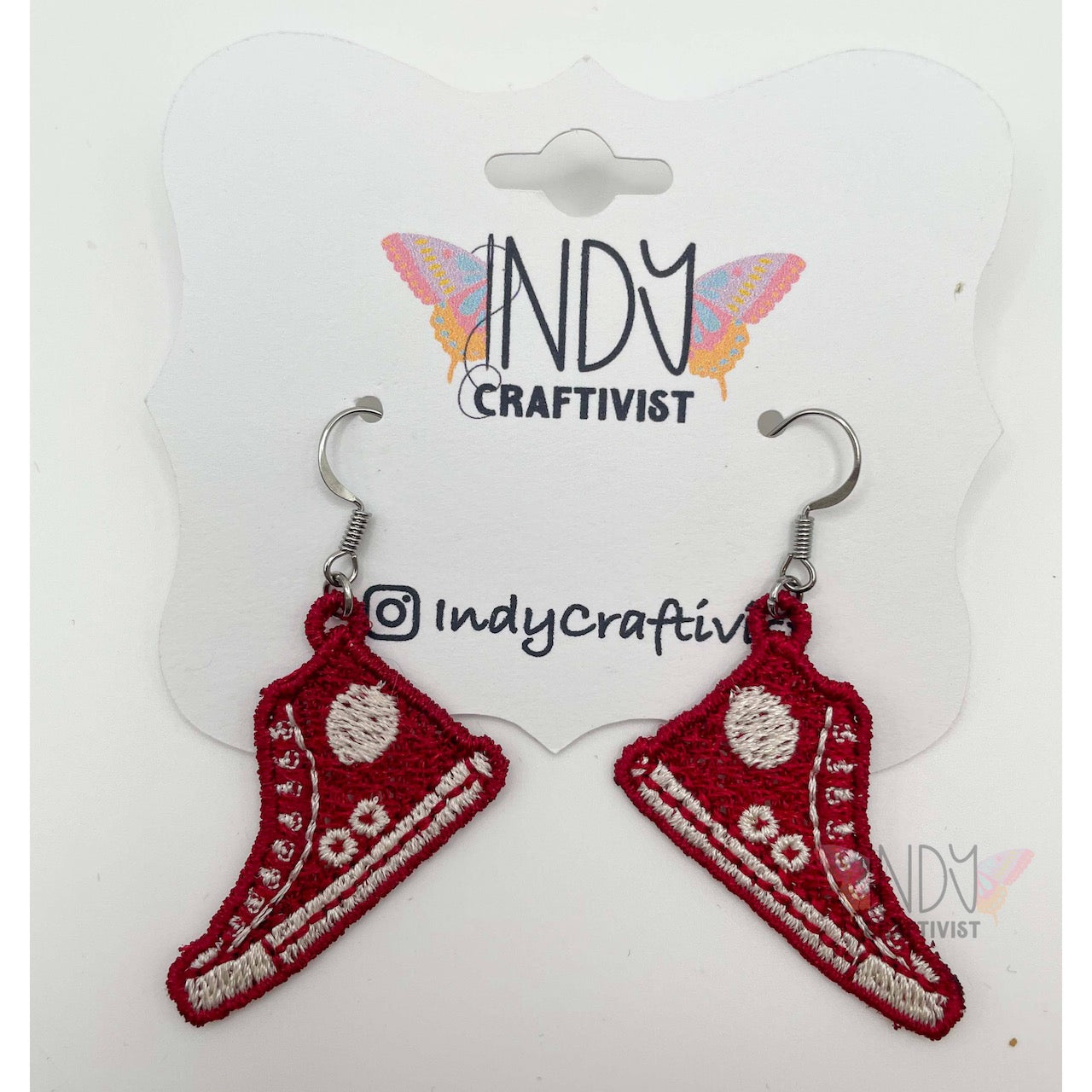 Made-To-Order I'm Speaking Converse Like Earrings