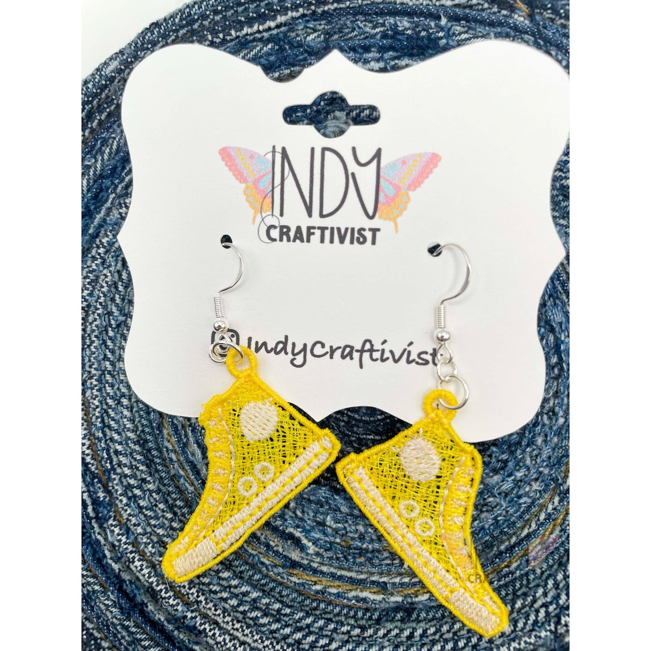 Made-To-Order I'm Speaking Converse Like Earrings