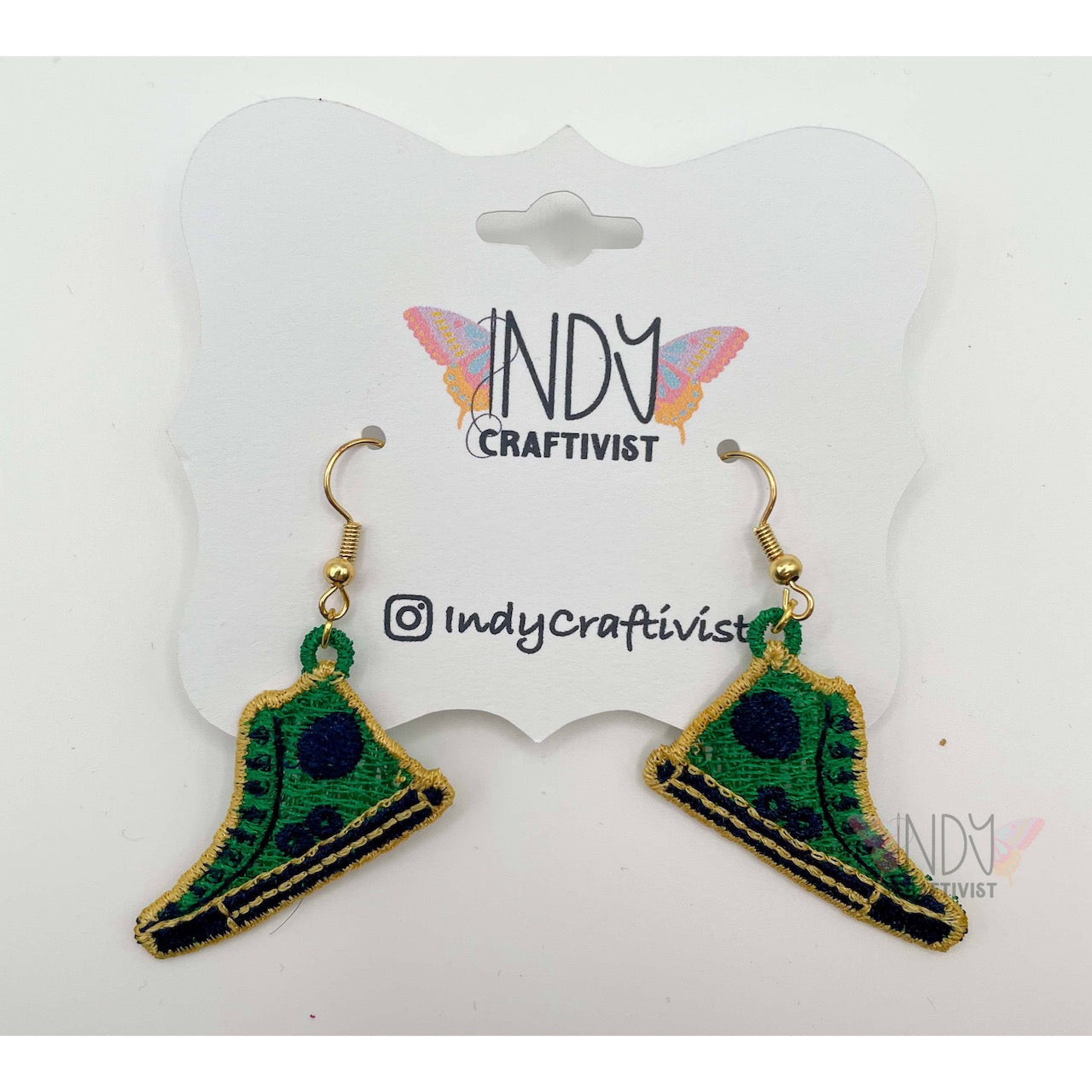 Made-To-Order I'm Speaking Converse Like Earrings
