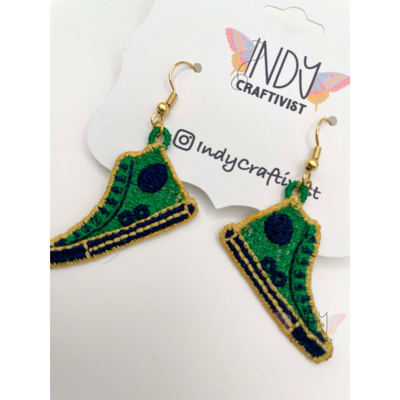 Made-To-Order I'm Speaking Converse Like Earrings