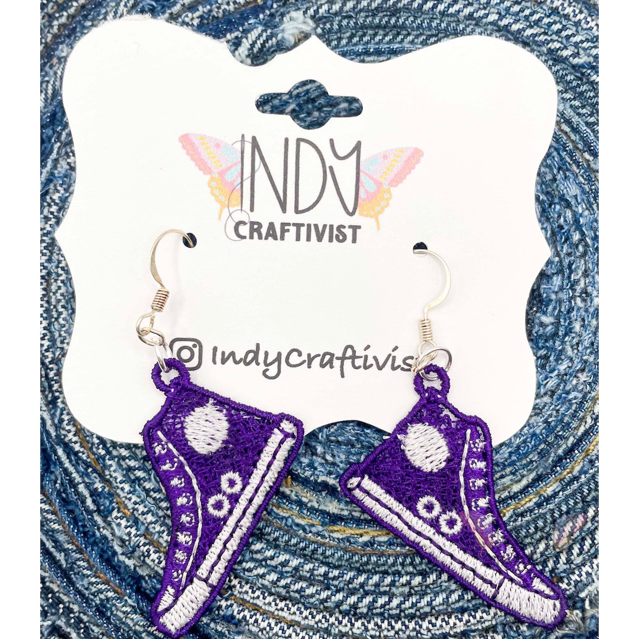 Made-To-Order I'm Speaking Converse Like Earrings