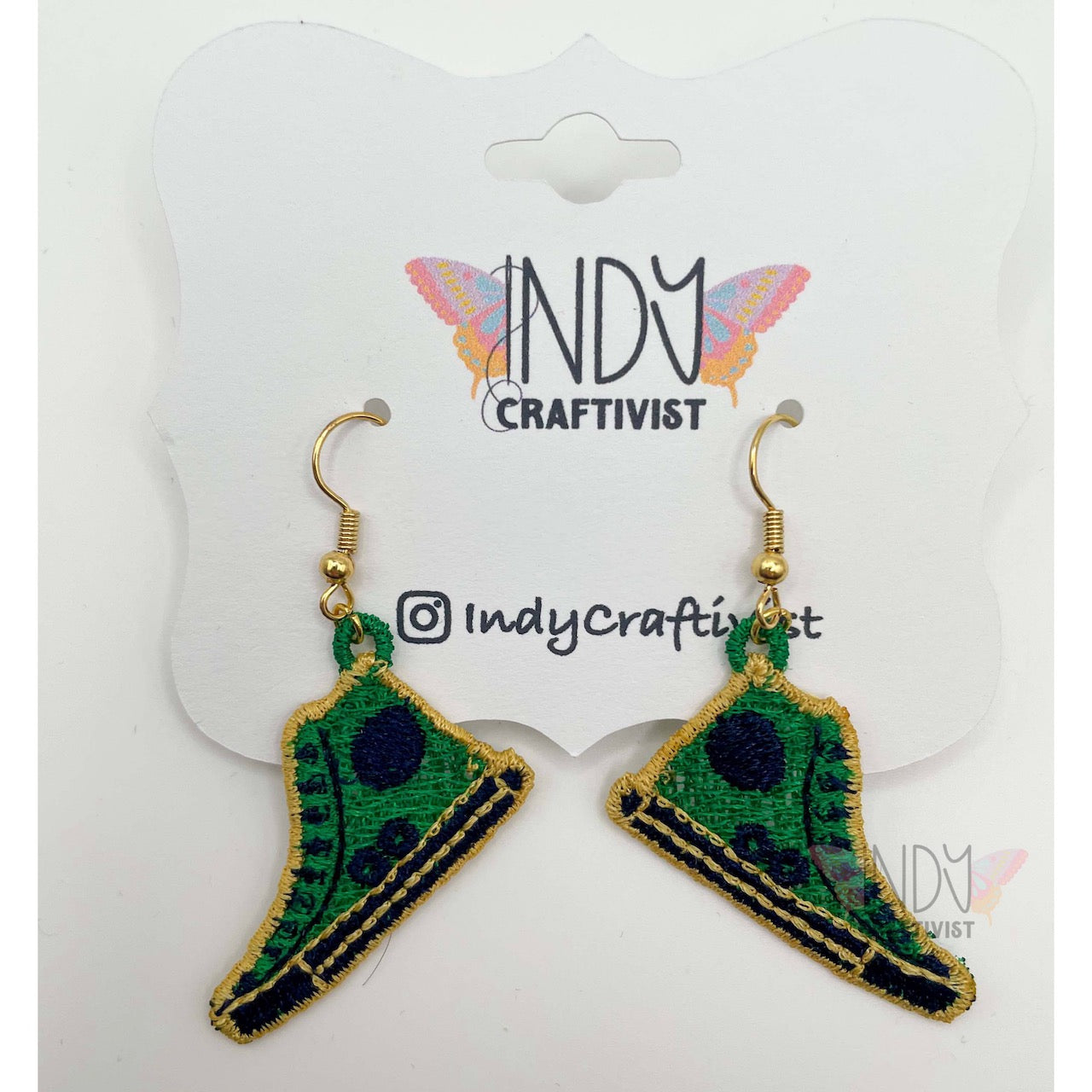 Made-To-Order I'm Speaking Converse Like Earrings