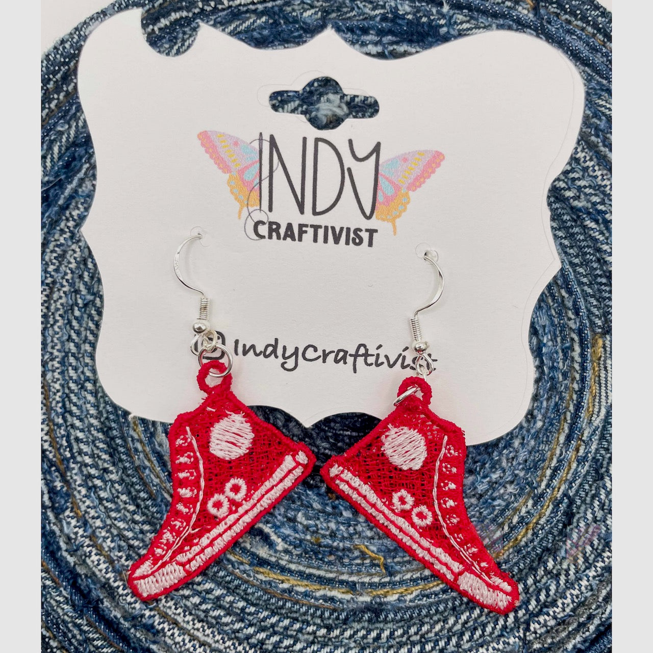 Made-To-Order I'm Speaking Converse Like Earrings