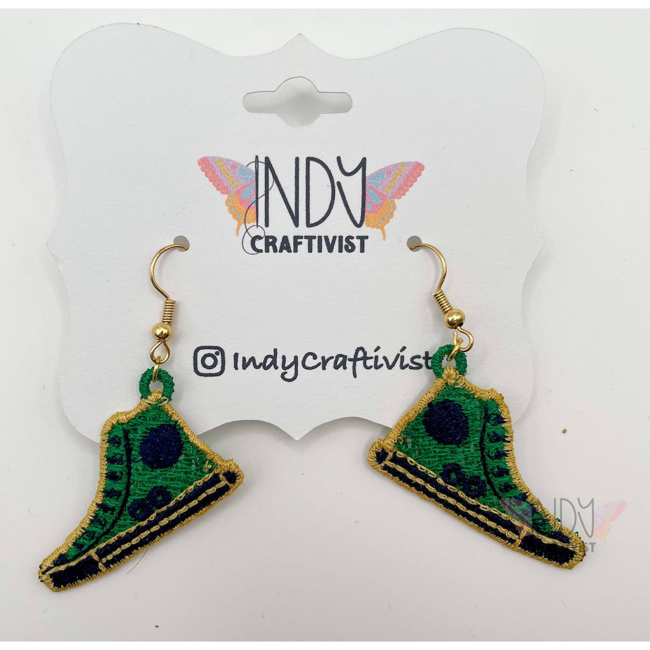 Made-To-Order I'm Speaking Converse Like Earrings