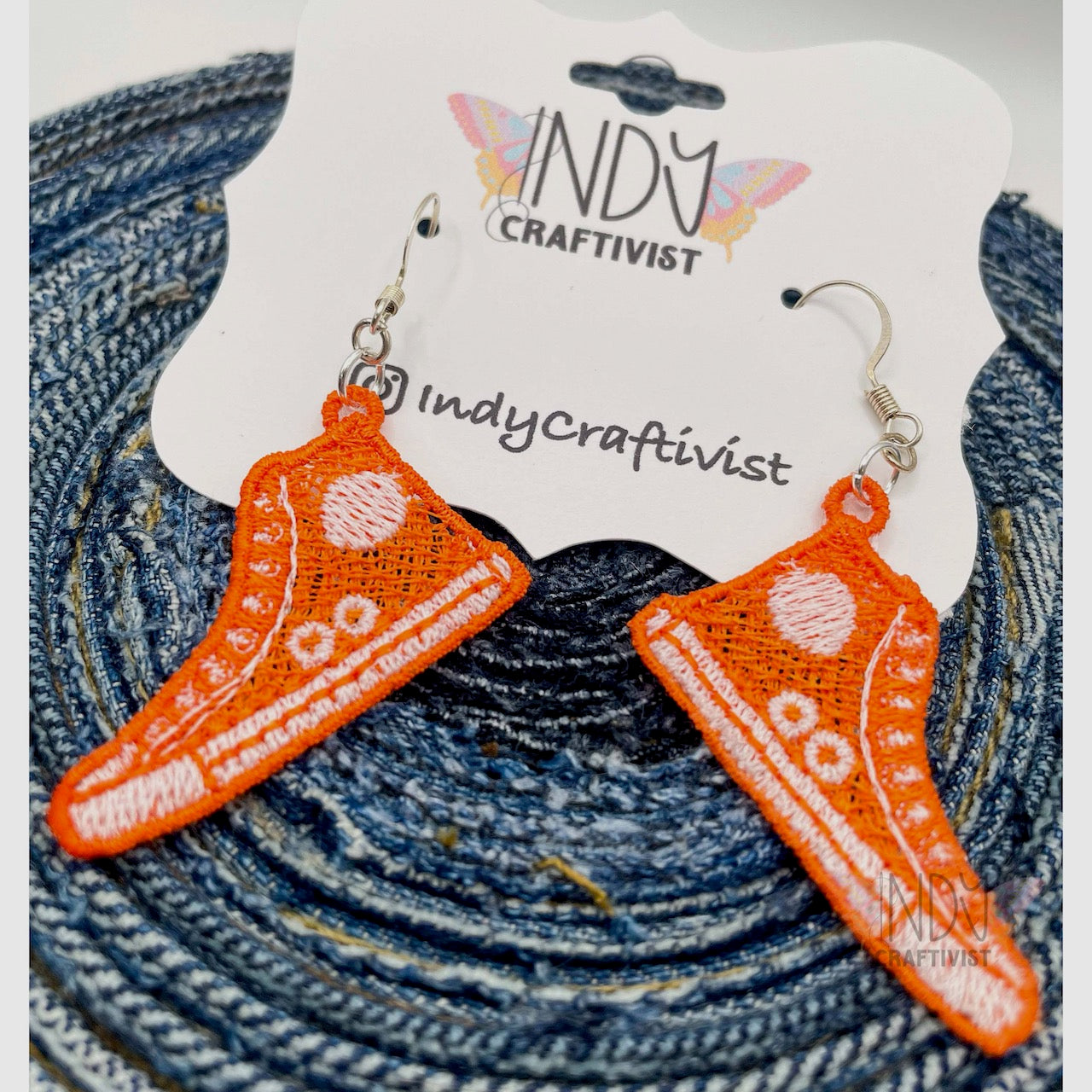 Made-To-Order I'm Speaking Converse Like Earrings