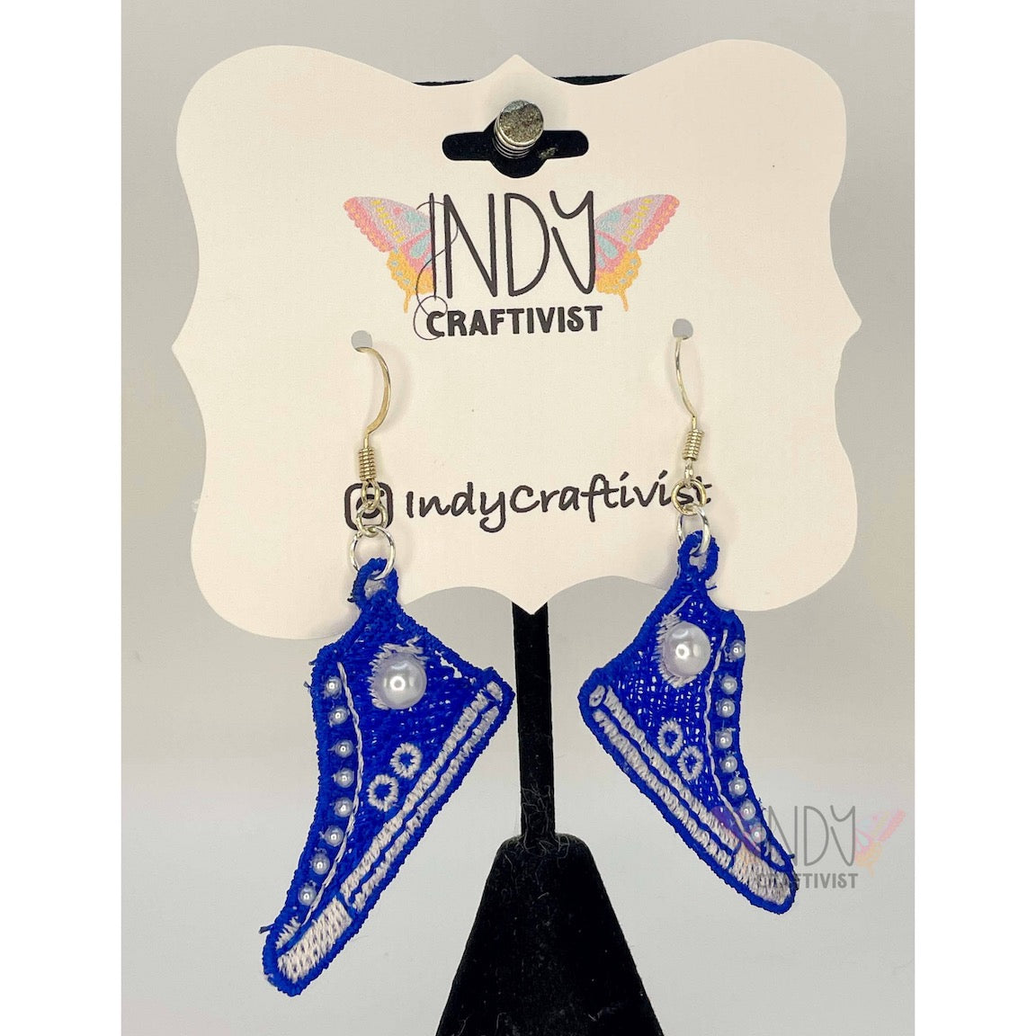 Made-To-Order I'm Speaking Converse Like Earrings With Pearls