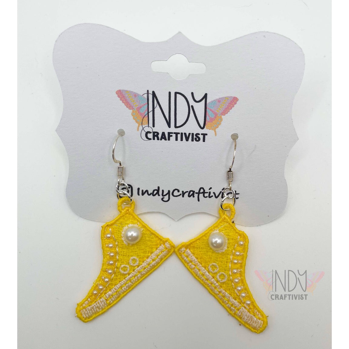 Made-To-Order I'm Speaking Converse Like Earrings With Pearls
