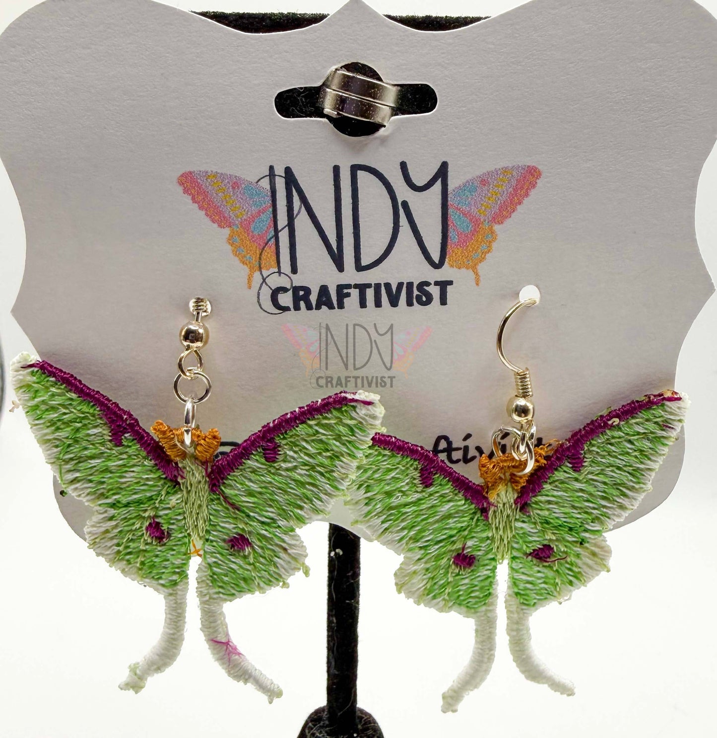 Luna Moth Earrings