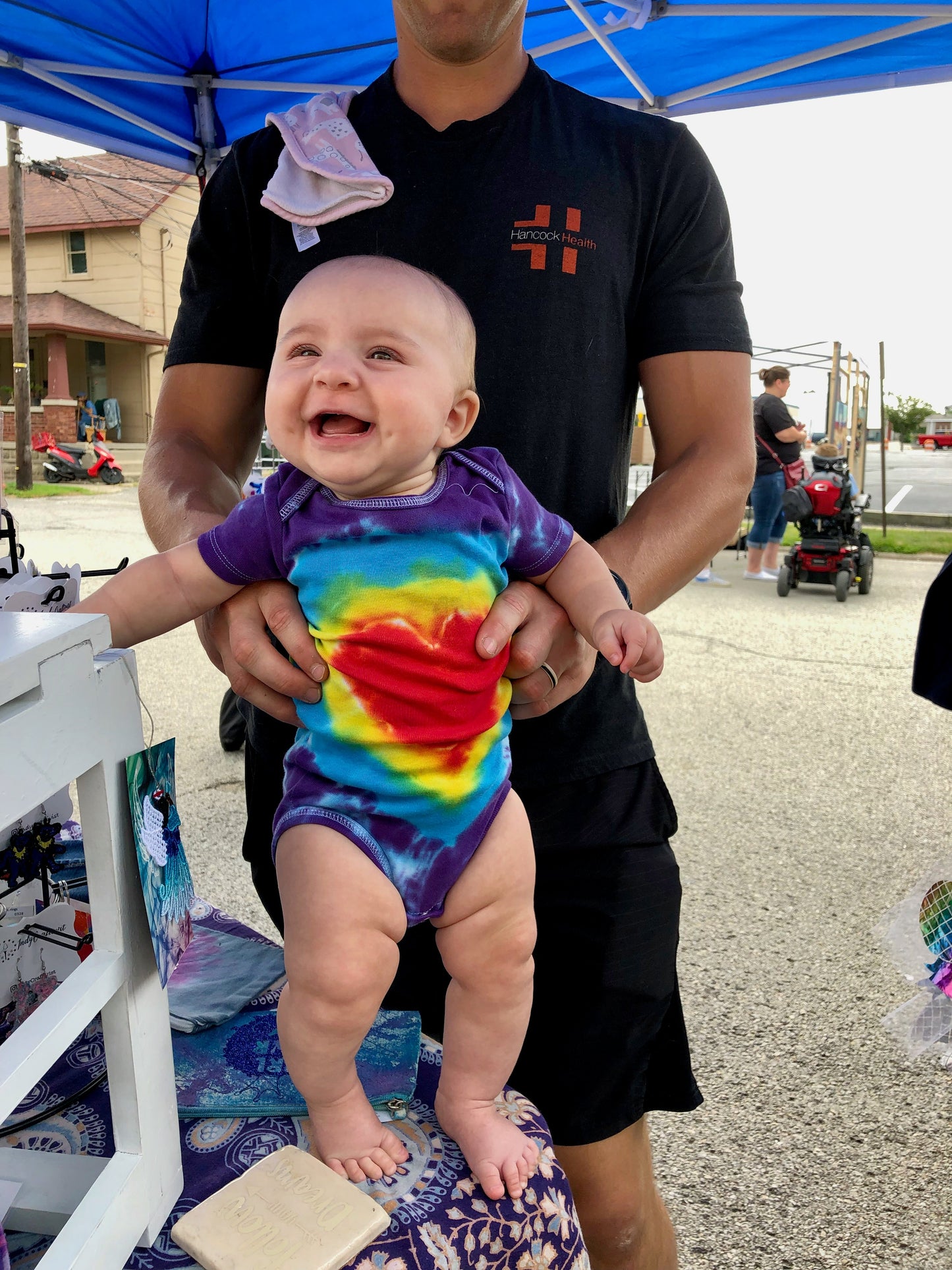 24 M Tie Dyed Onesie