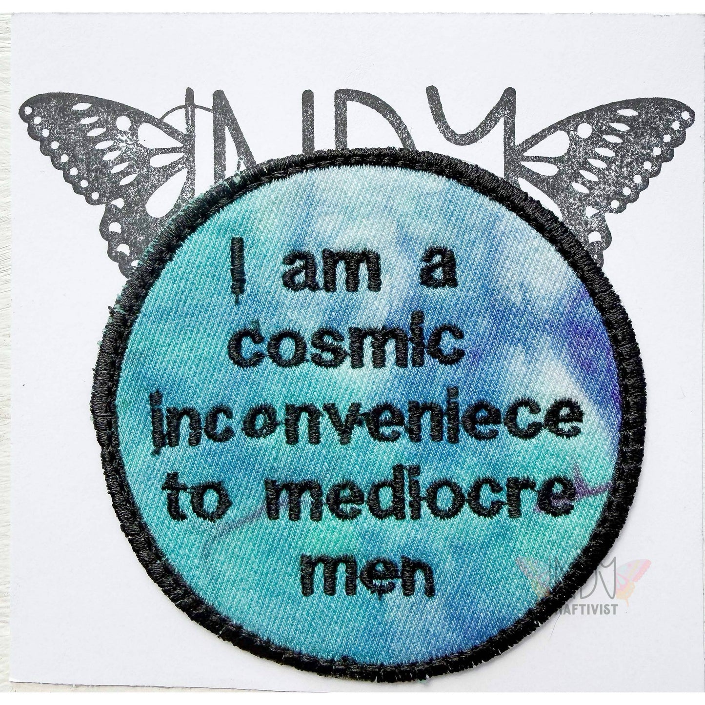 Cosmic Inconveniece Upcycled Patch