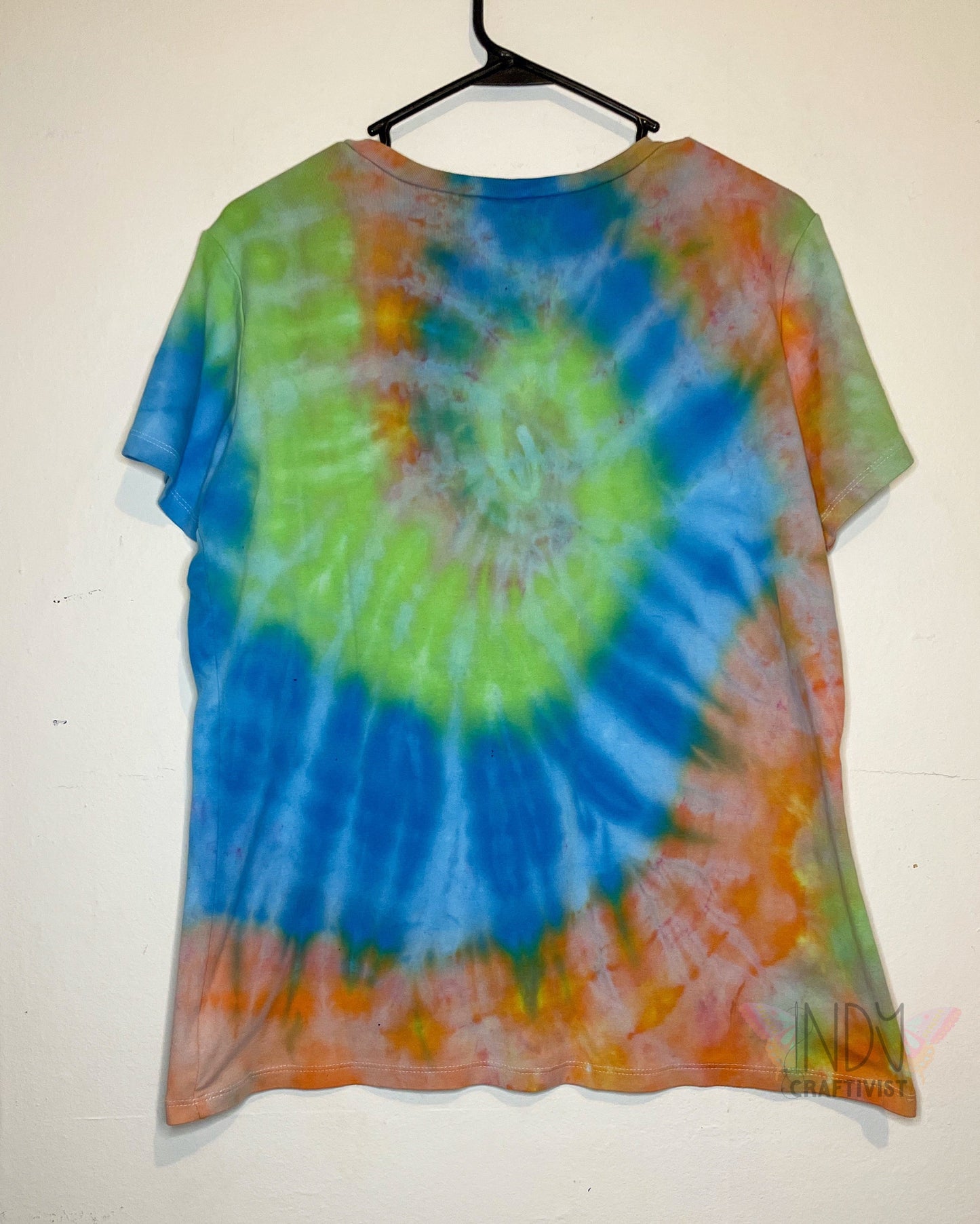 Lime Swirl XL Tie Dye T-shirt