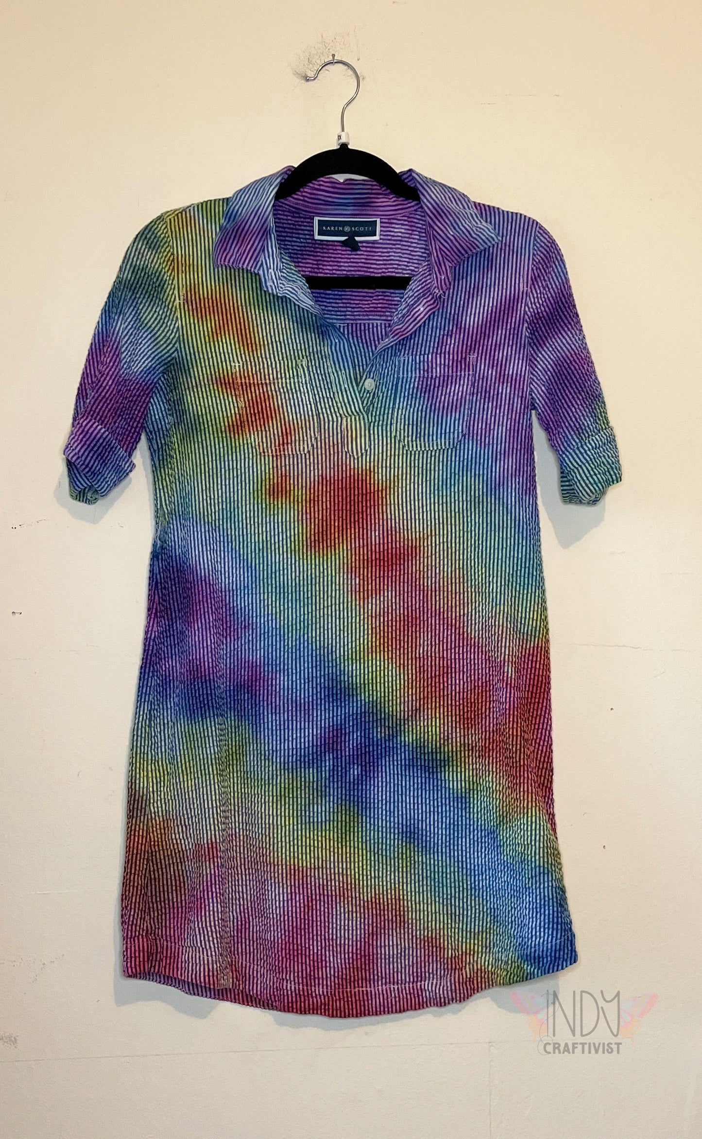 Extra Small Karen Scott Upcycled Tie Dye Dress