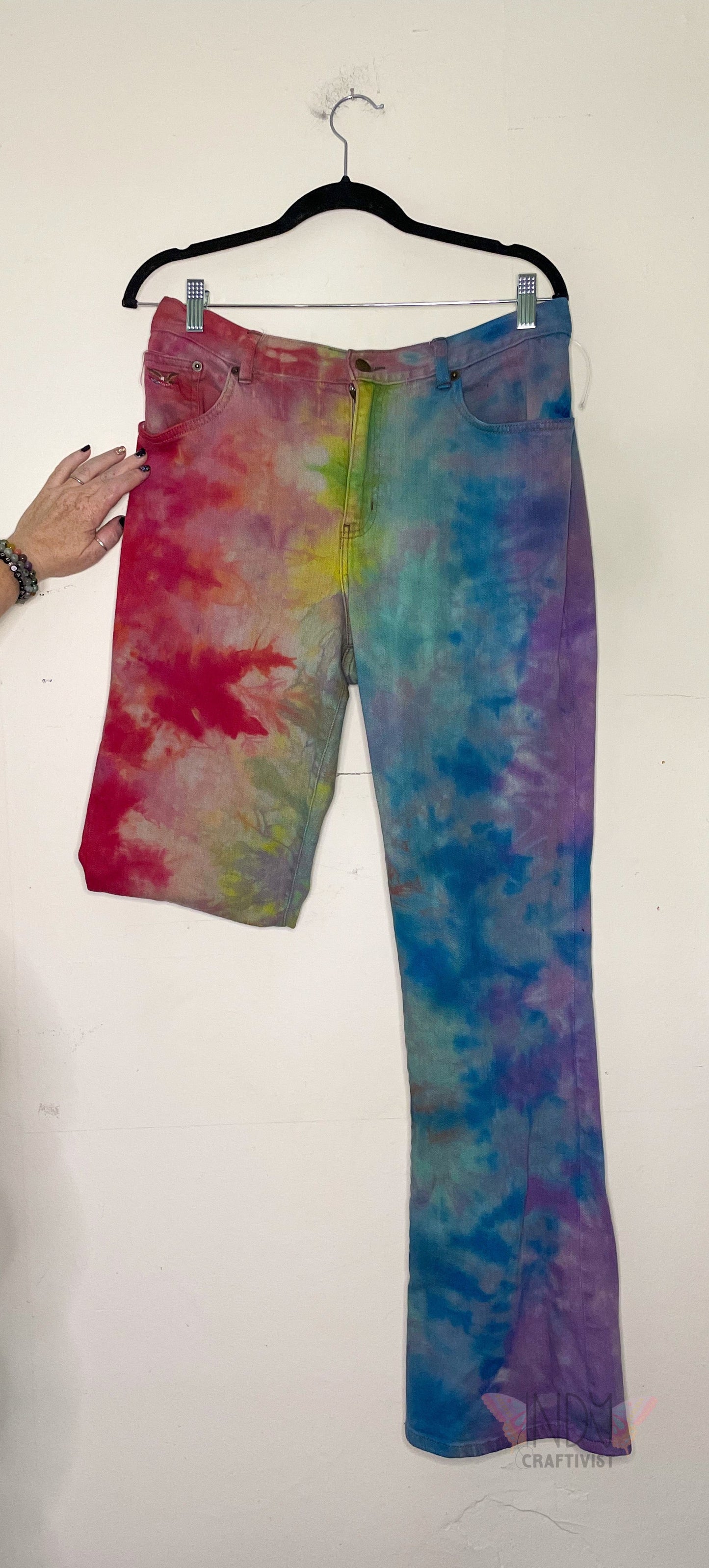 Size 12 Tie Dyed Bootcut Pants