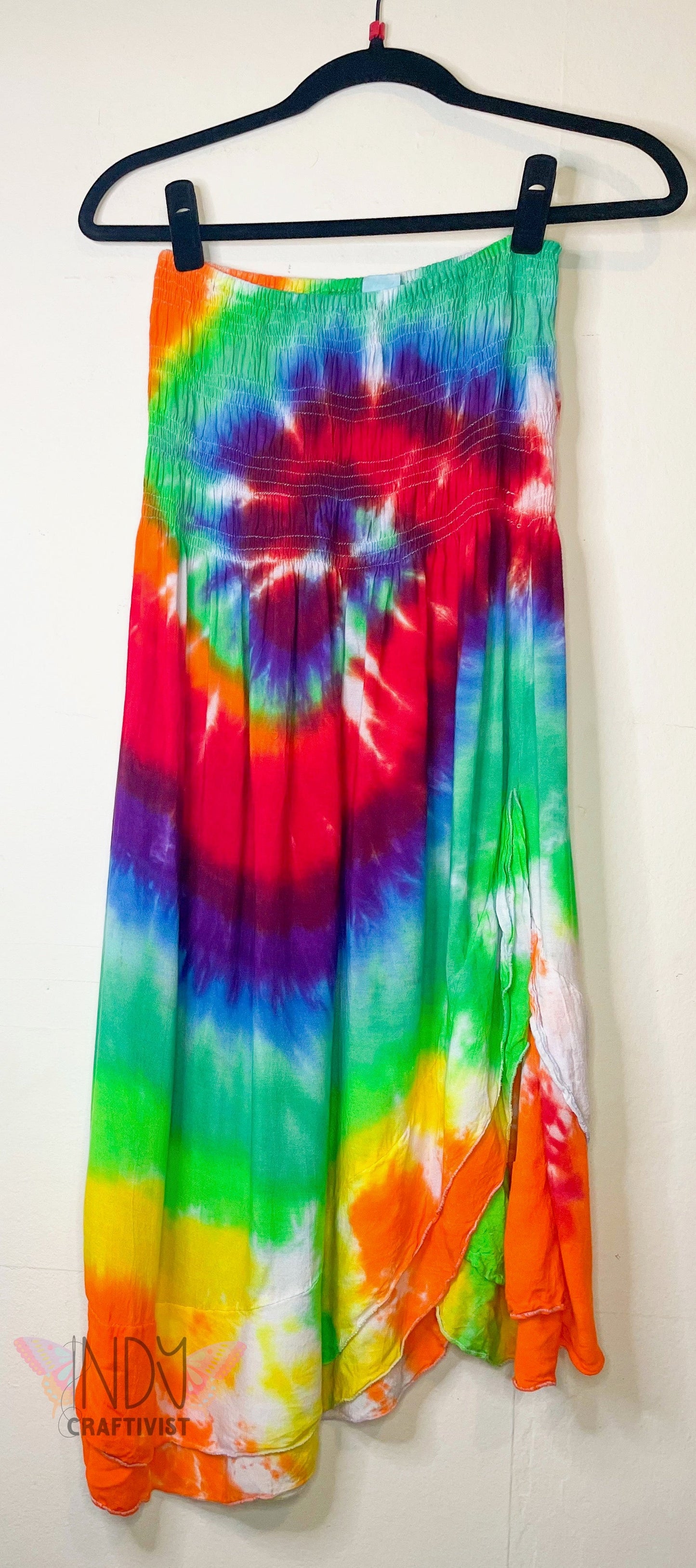 Adult Large Tie Dye Convertible Dress or Skirt