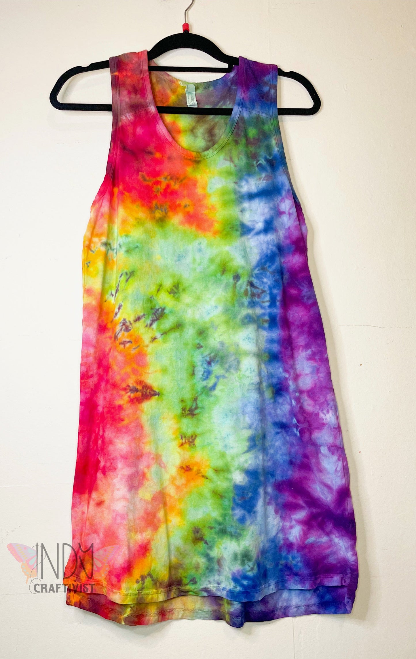 Racerback Adult Large Tie Dye Tank Top Dress