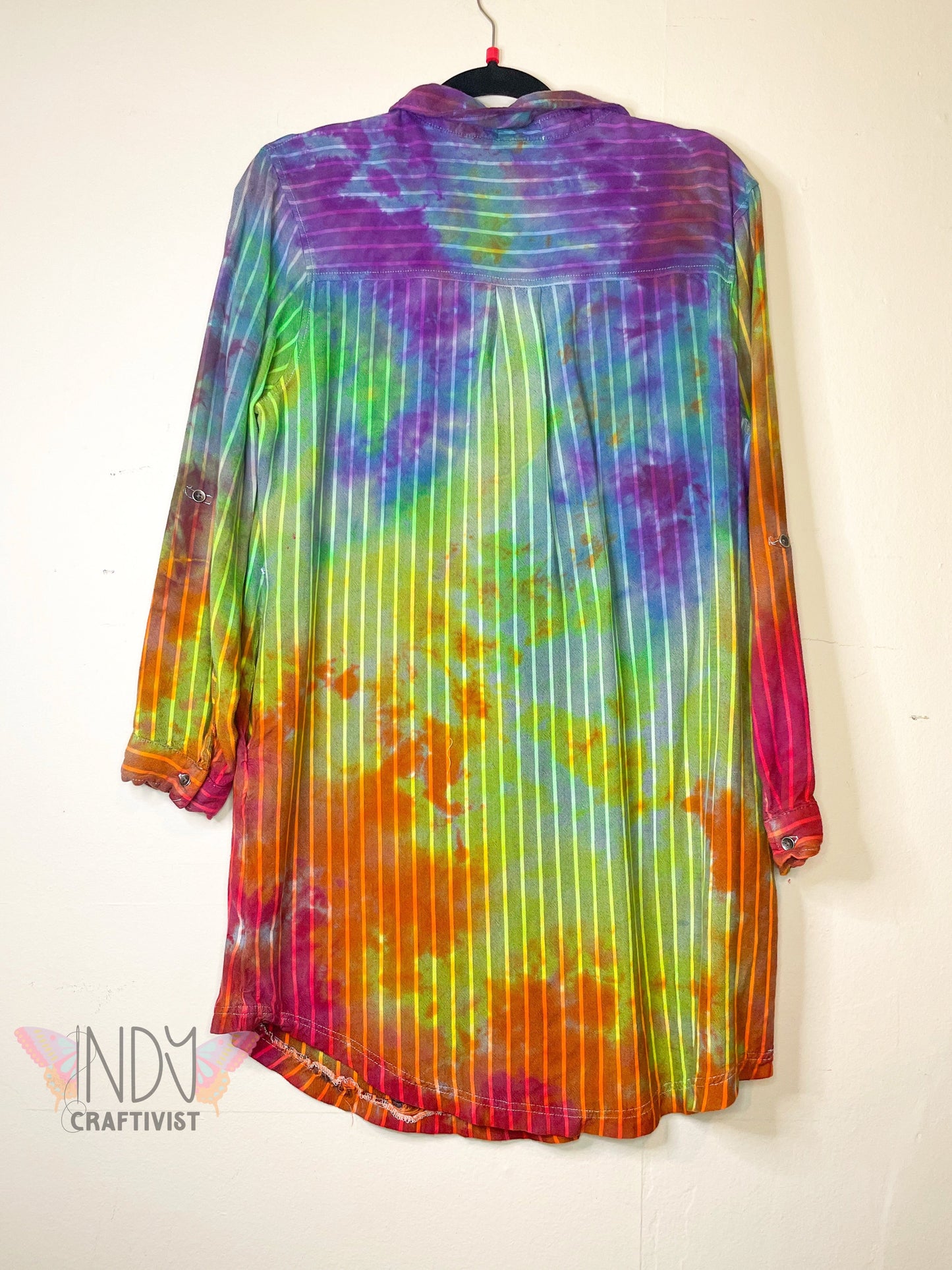 Large Upcycled Tie Dyed Dress