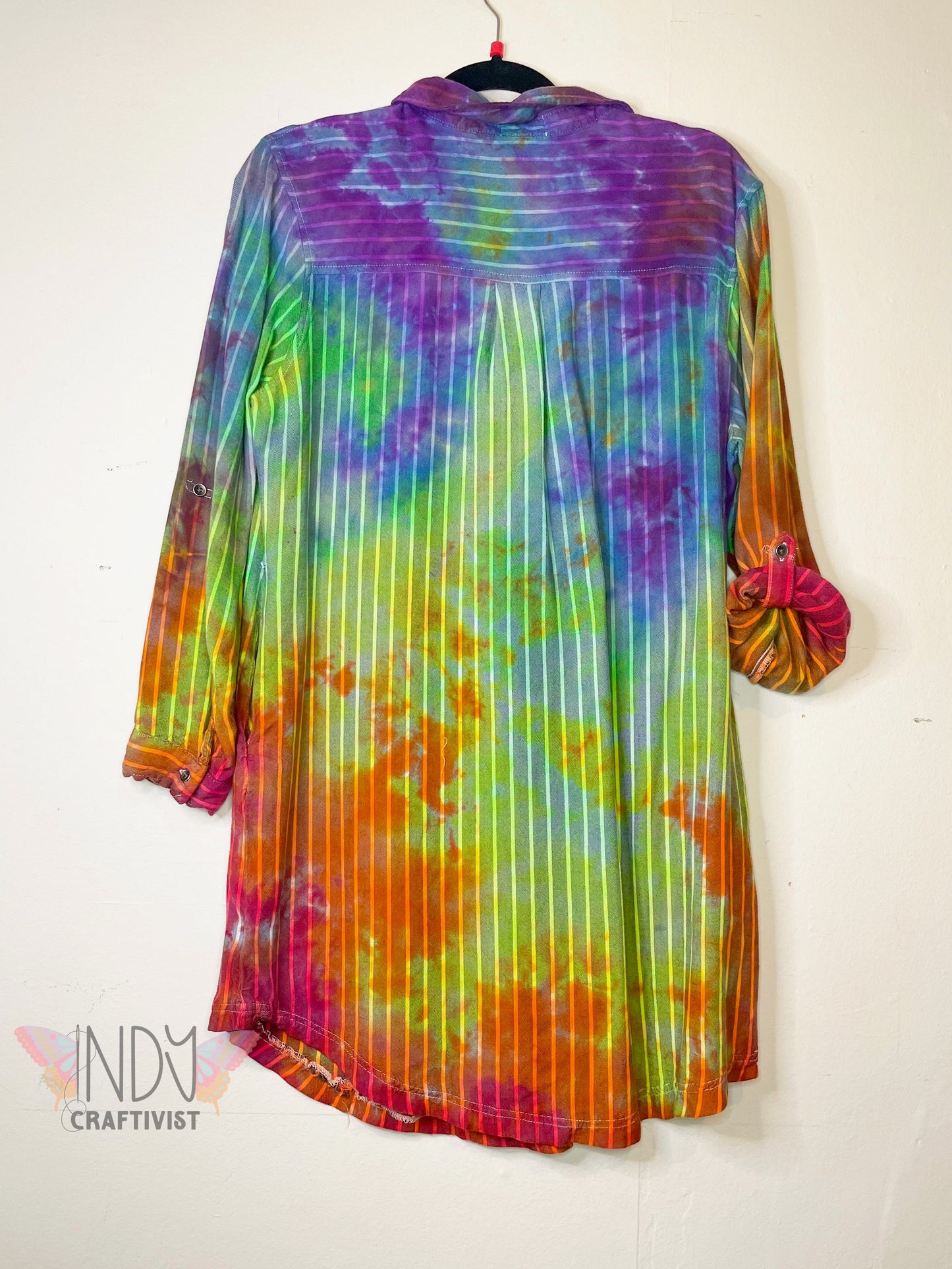 Large Upcycled Tie Dyed Dress