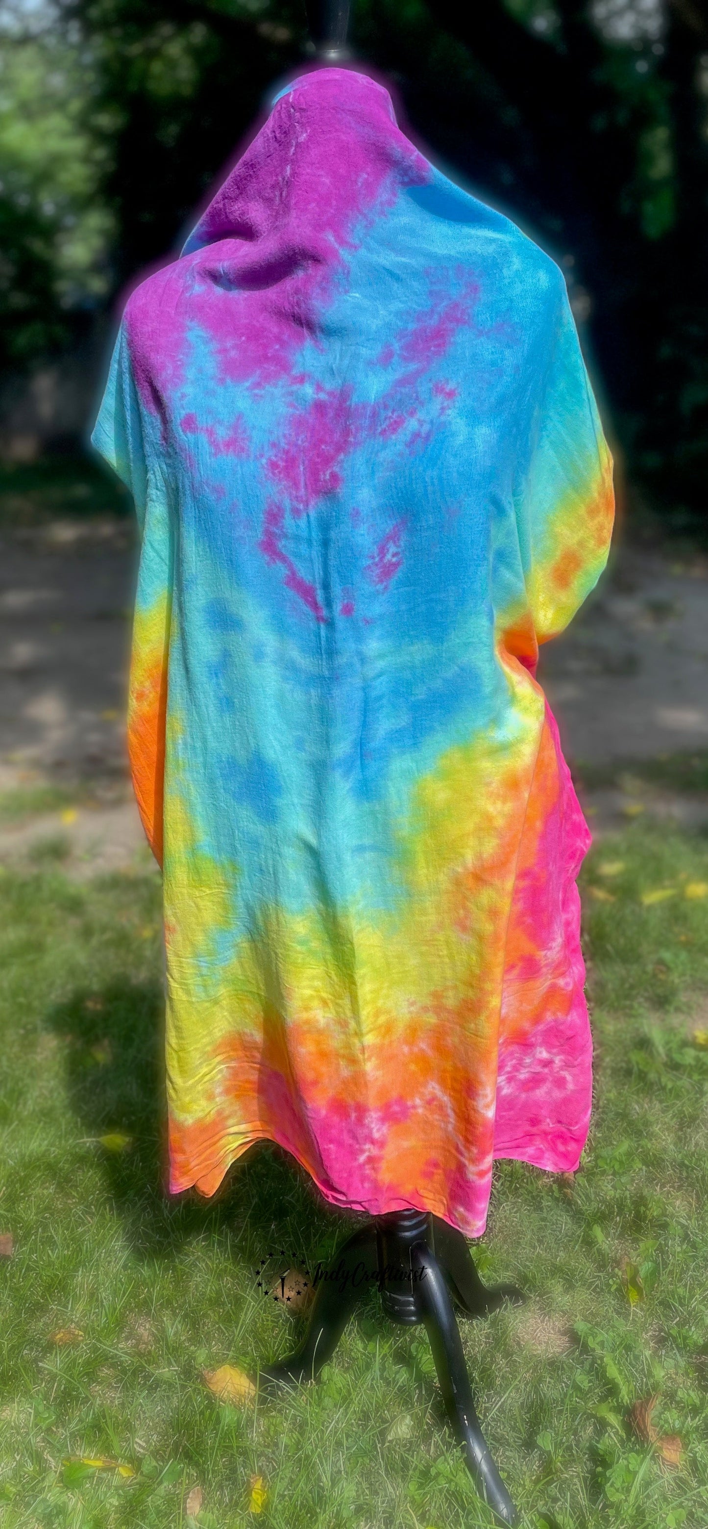 Rainbow Tie Dyed Infinity Scarf