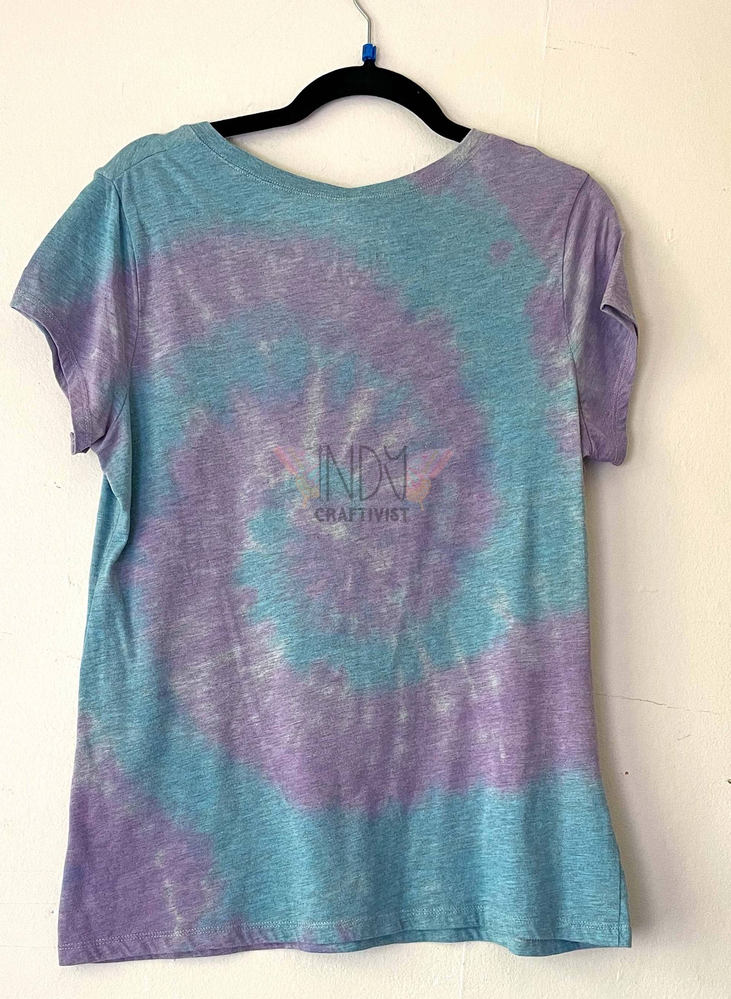 2X See The Good Upcycled Tie Dyed Button Down Shirt