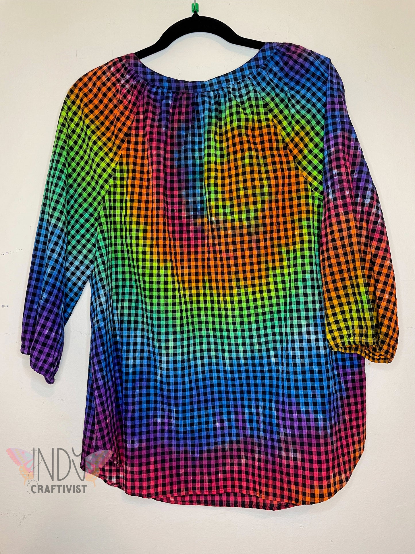 Upcycled Tie Dyed Blouse