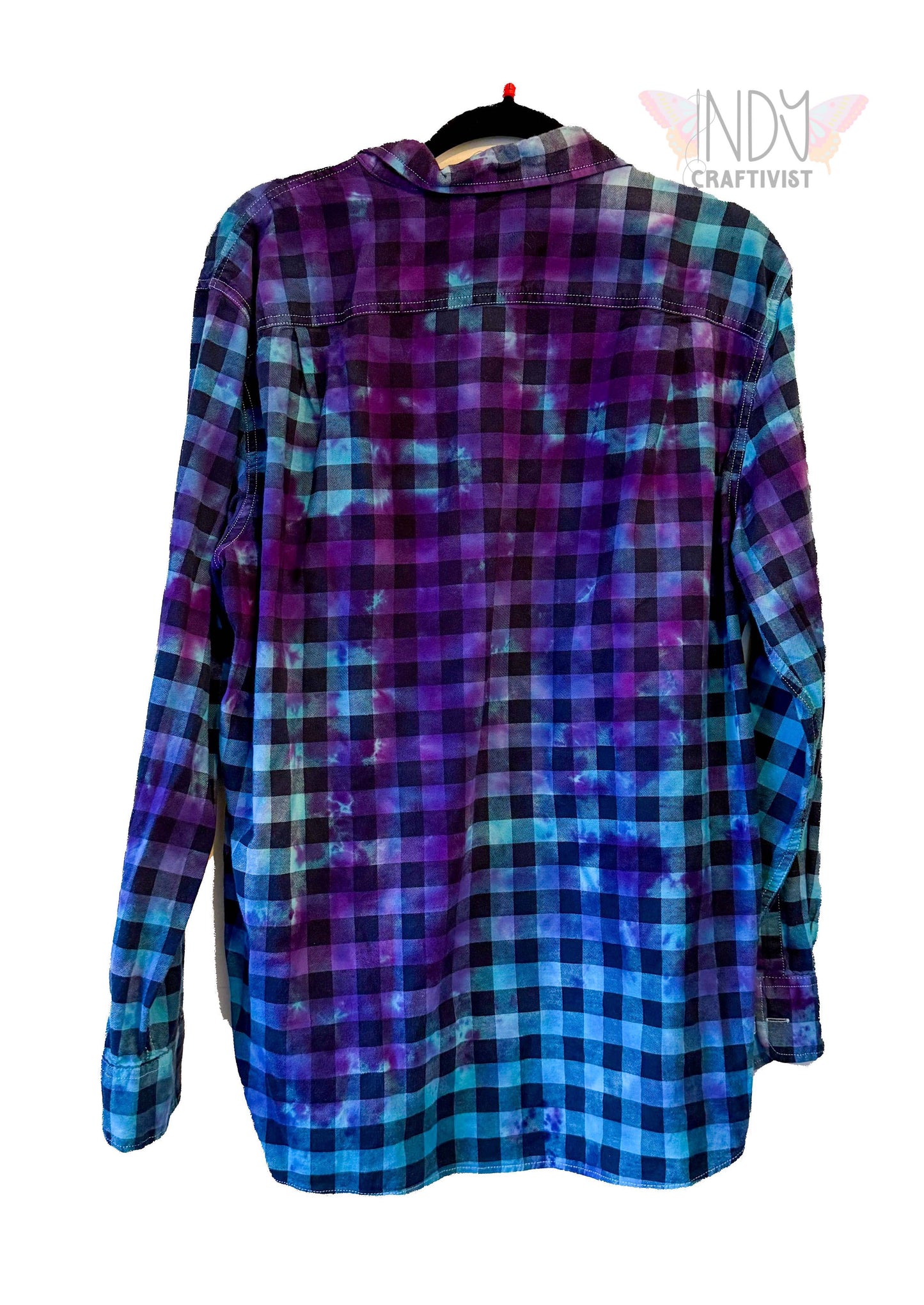 Sonoma Large Long Sleeve Upcycled Tie Dyed Button Down