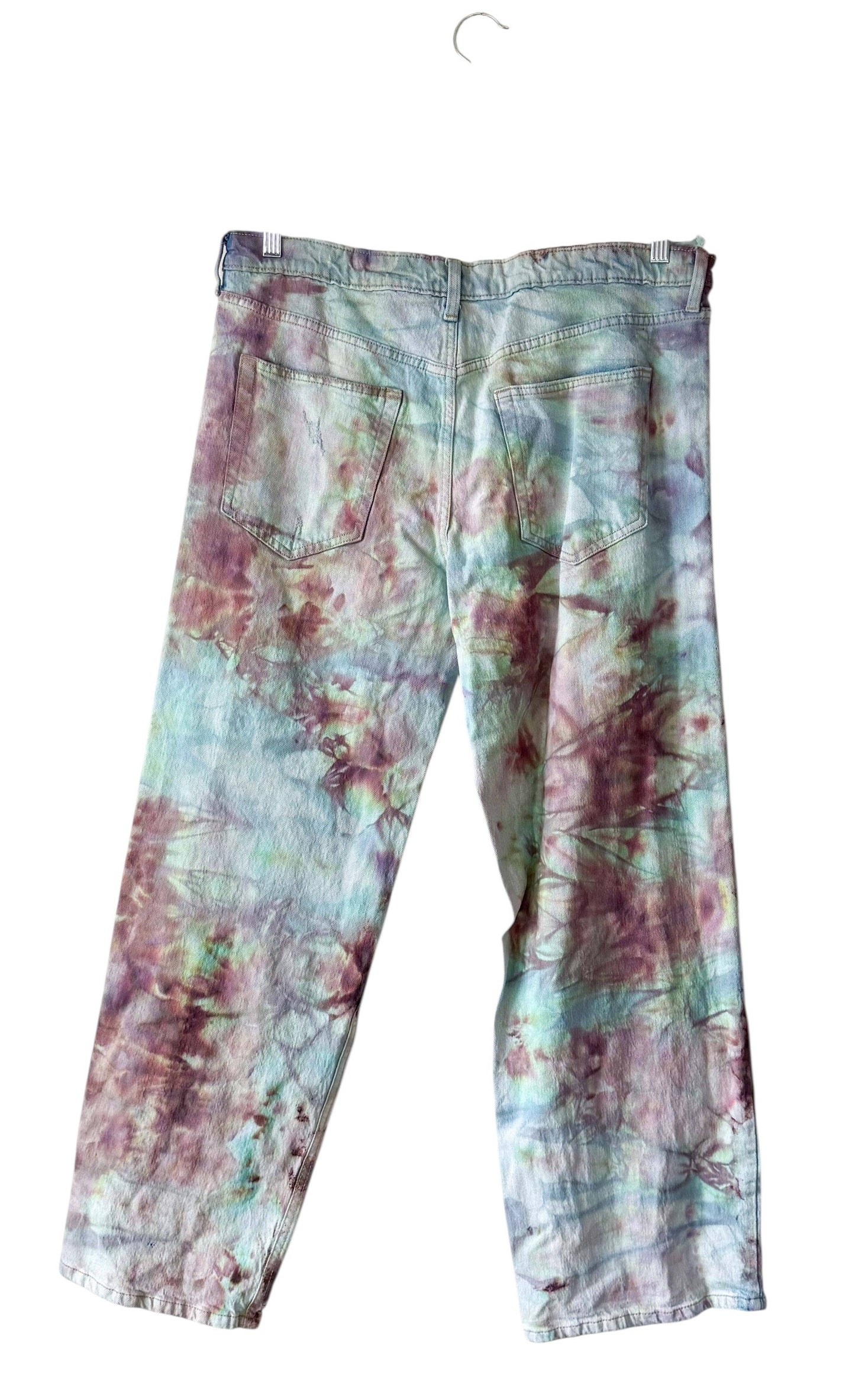 Extra Large Upcycled Tie Dyed Pants