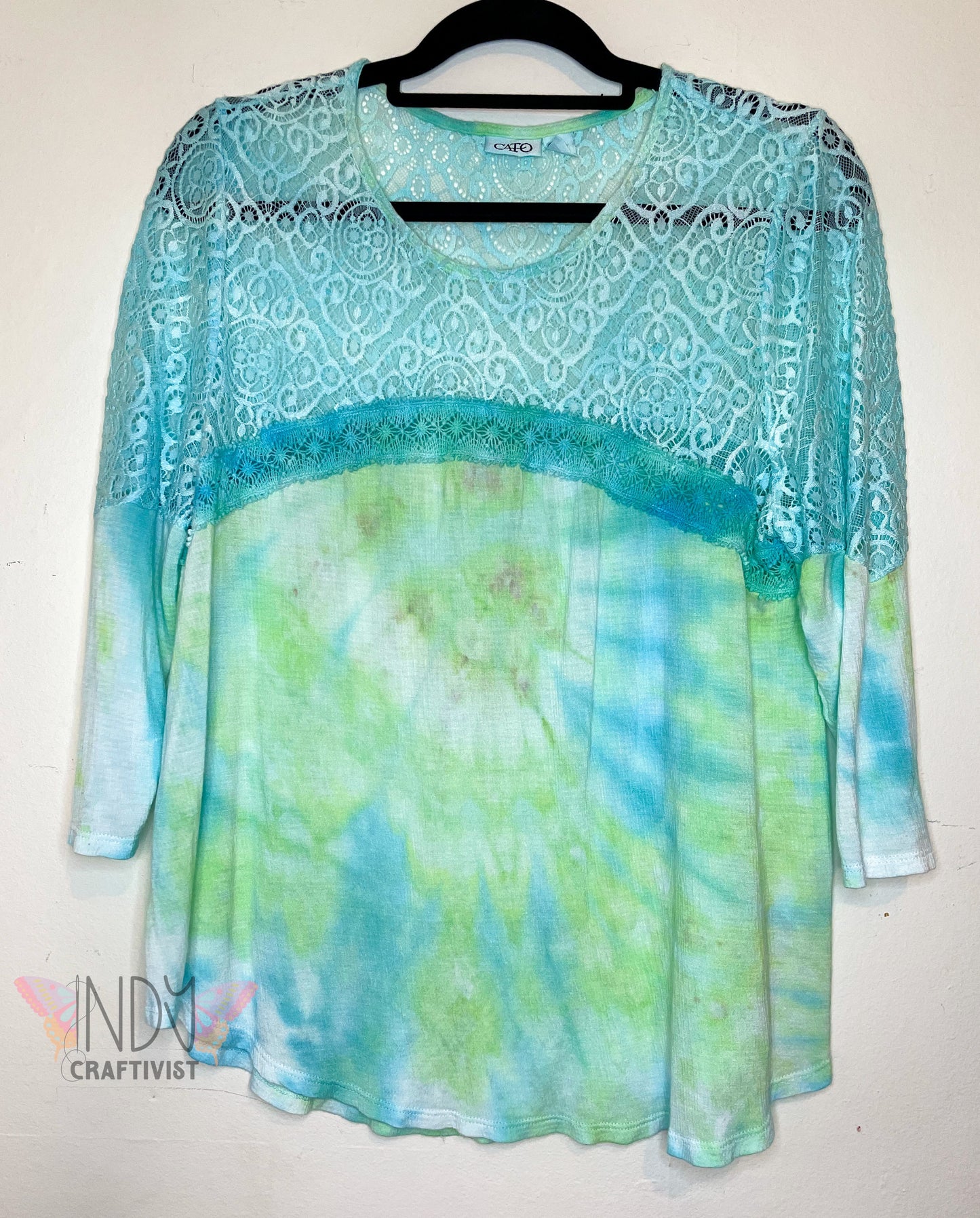 Upcycled Tie Dyed Blouse