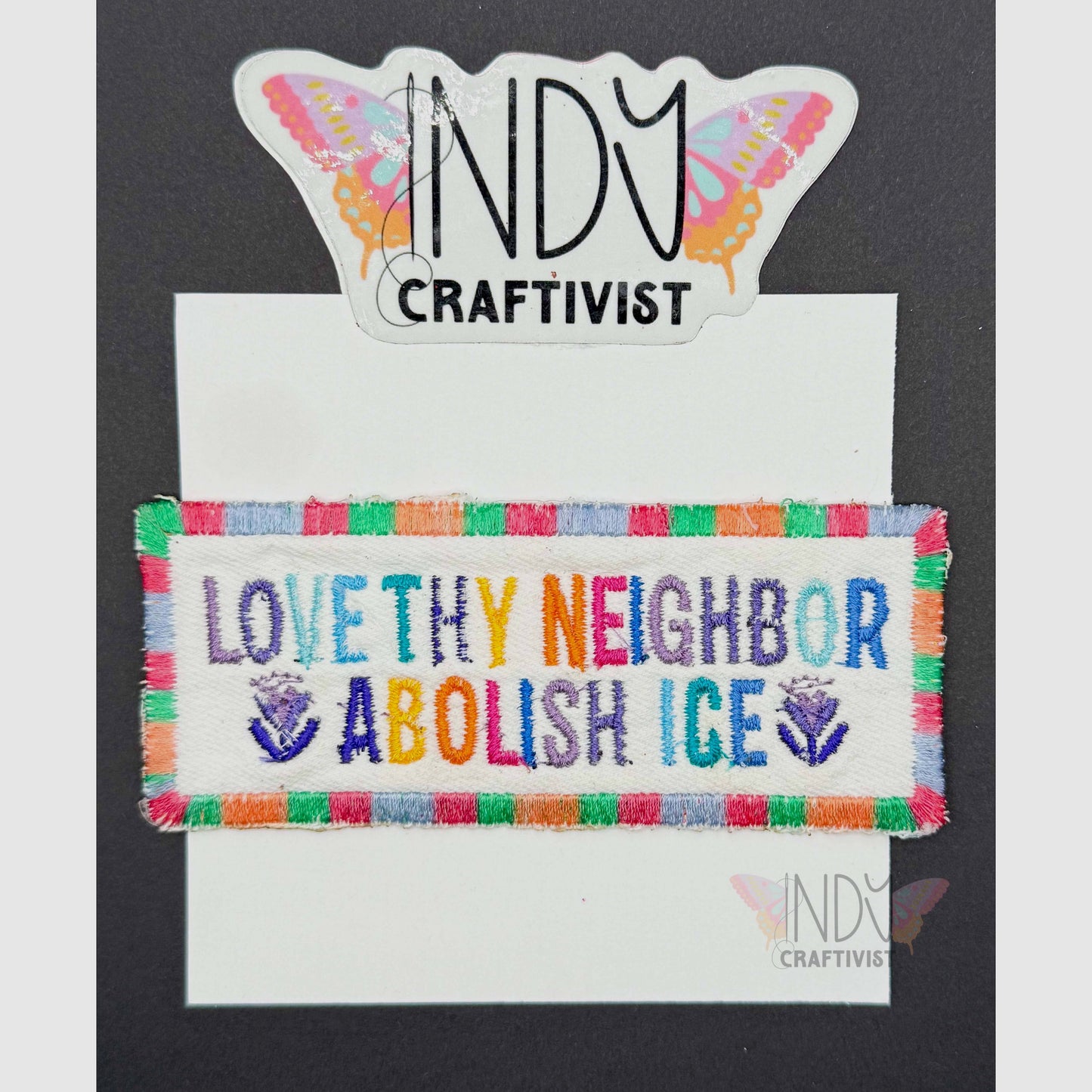 Love Thy Neighbor Upcycled Patch