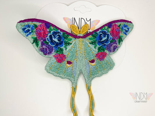 Made-To-Order Luna Moth Blooming Hair Jewelry