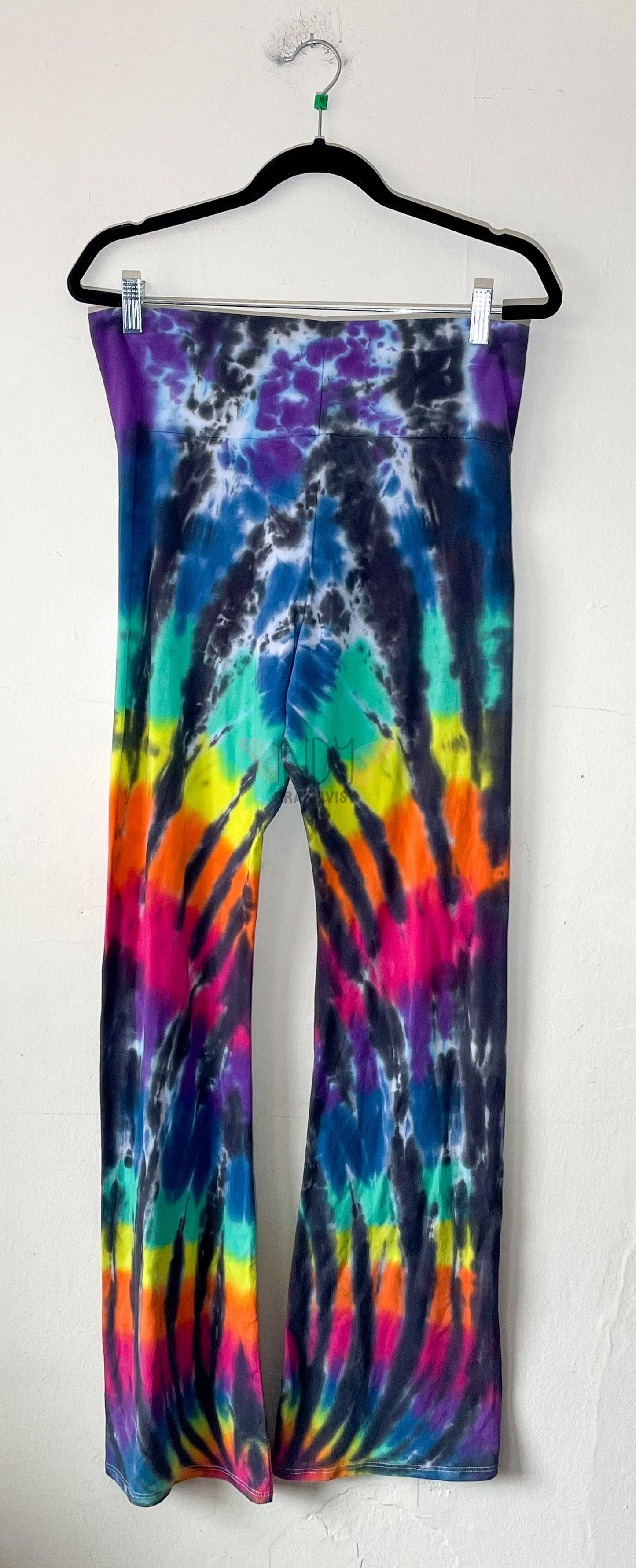 Adult Extra Large Tie Dye Cotton Yoga Pants