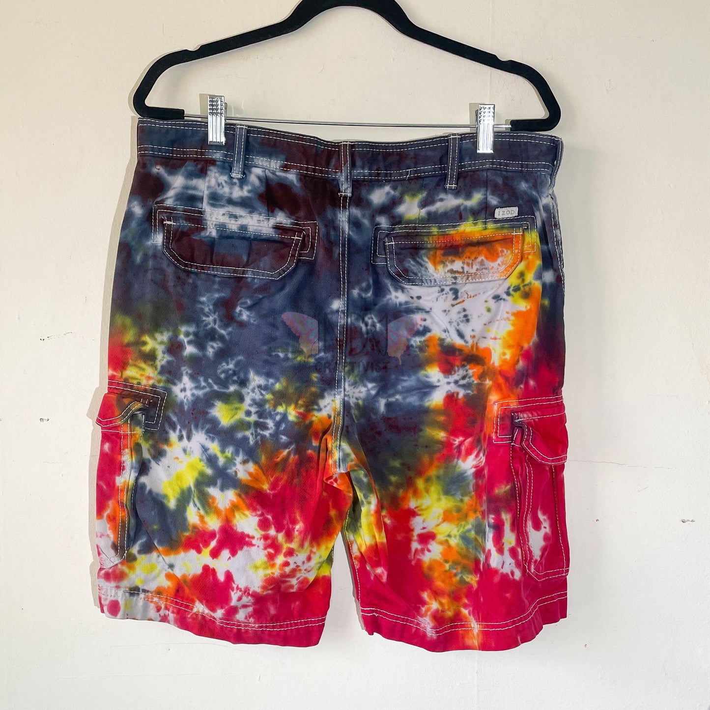 IZOD Upcycled Fire Cargo Shorts