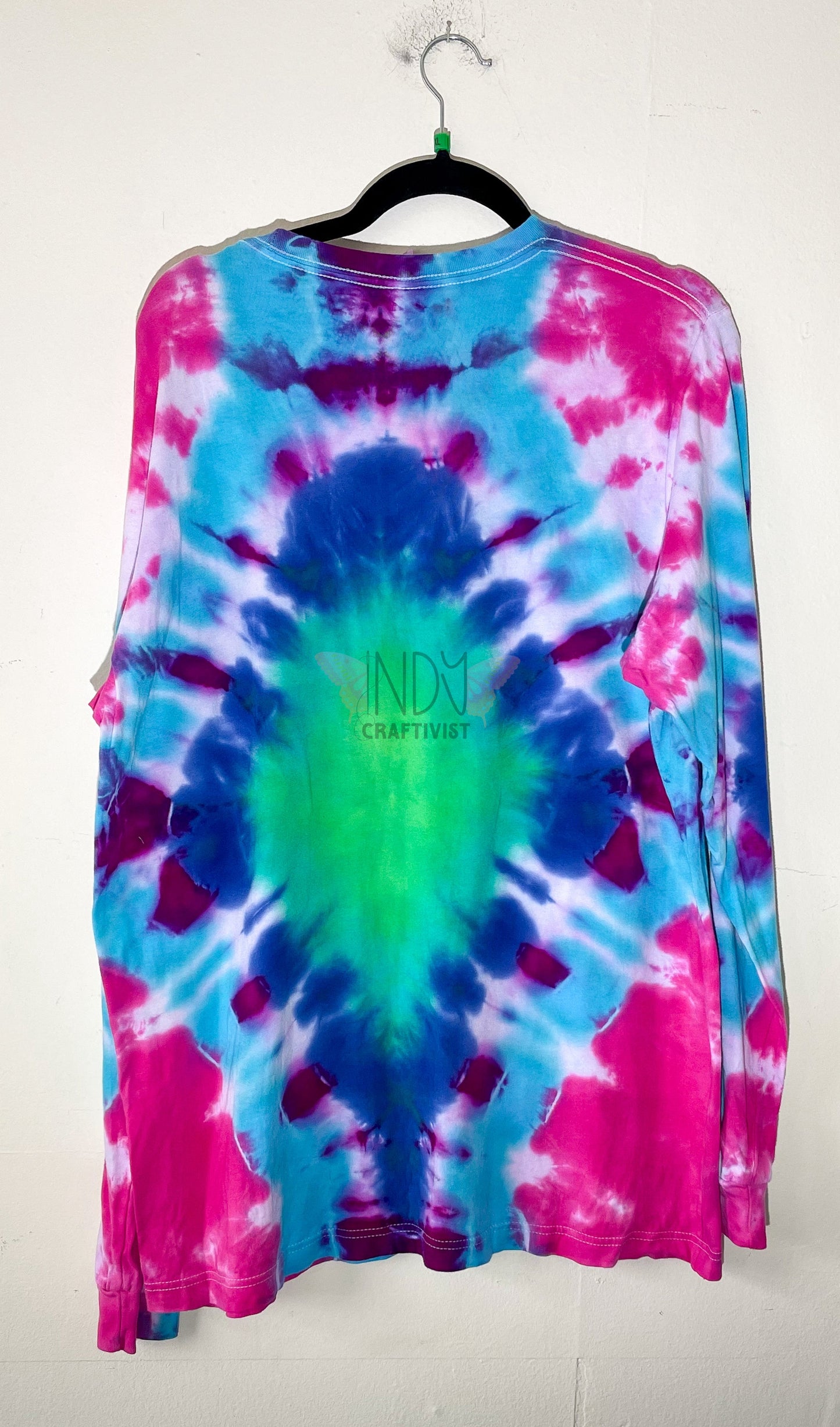 Adult Extra Large Long Sleeve Tie Dye T-shirt